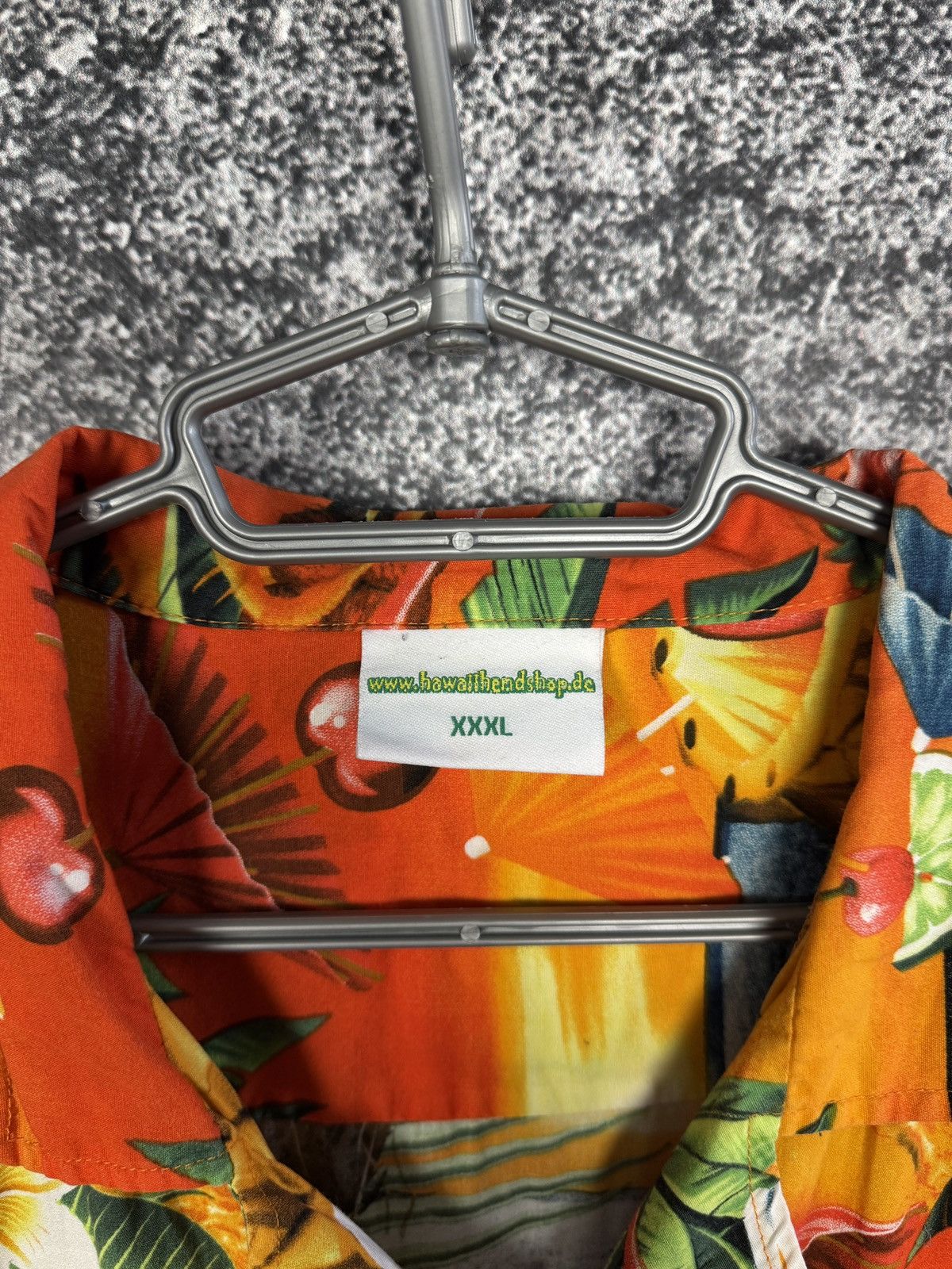 Vintage Men’s Hawaiian Short Sleeve Shirt Overprint Hawaii Crazy Size US XXL / EU 58 / 5 - 6 Thumbnail