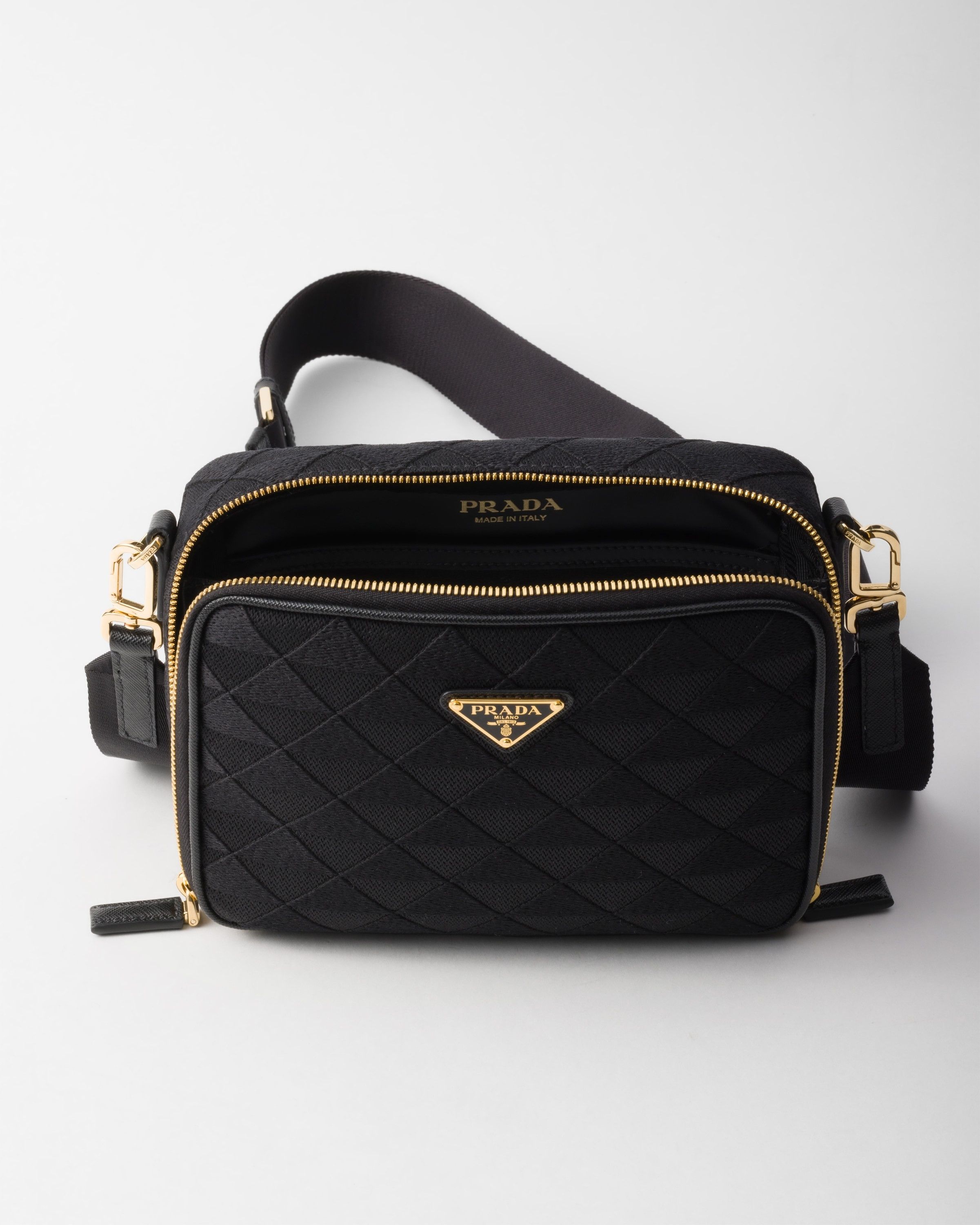 Prada o1bcso1str1025 Size: OS / Jacquard Symbole Bag Black Size ONE SIZE - 5 Thumbnail