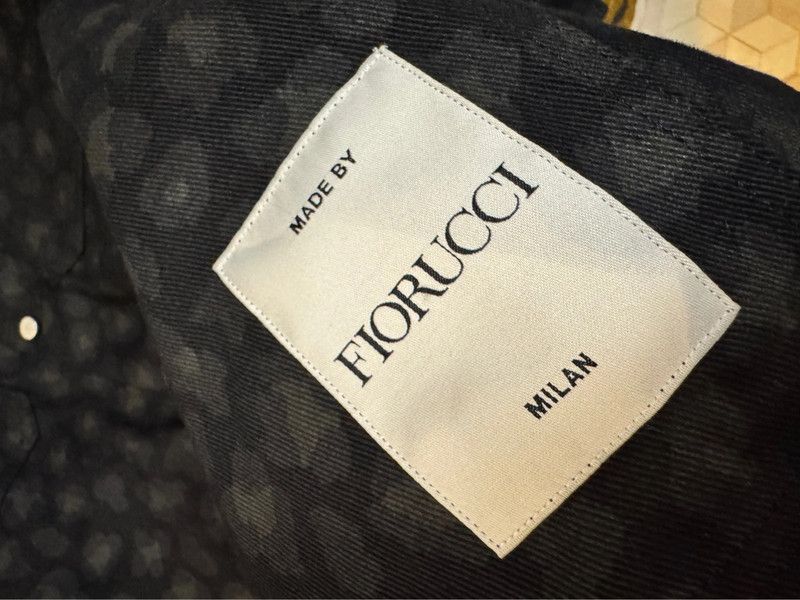 Fiorucci Fiorucci Leopard Denim Print Western Black Jacket S Size US S / EU 44-46 / 1 - 5 Thumbnail