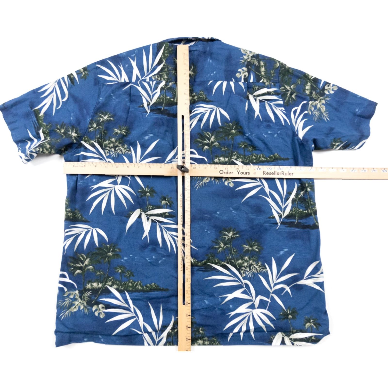 Vintage RJC Shirt Adult Large Blue Floral Hawaiian Button-Down Shirt Size US L / EU 52-54 / 3 - 5 Thumbnail