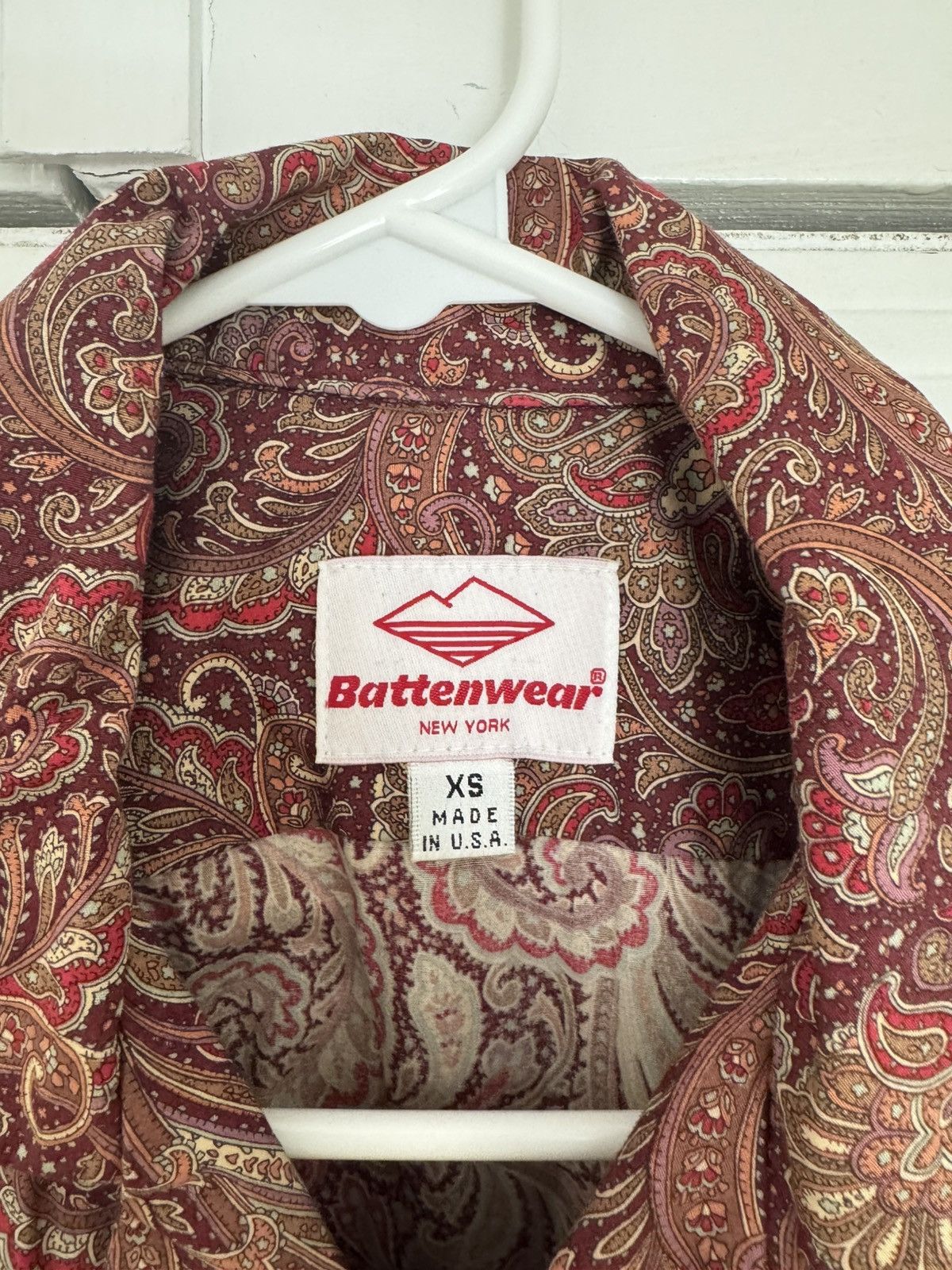 Battenwear Battenwear Five Pocket Zuma Vacation Shirt XS Red Paisley Size US XS / EU 42 / 0 - 3 Thumbnail