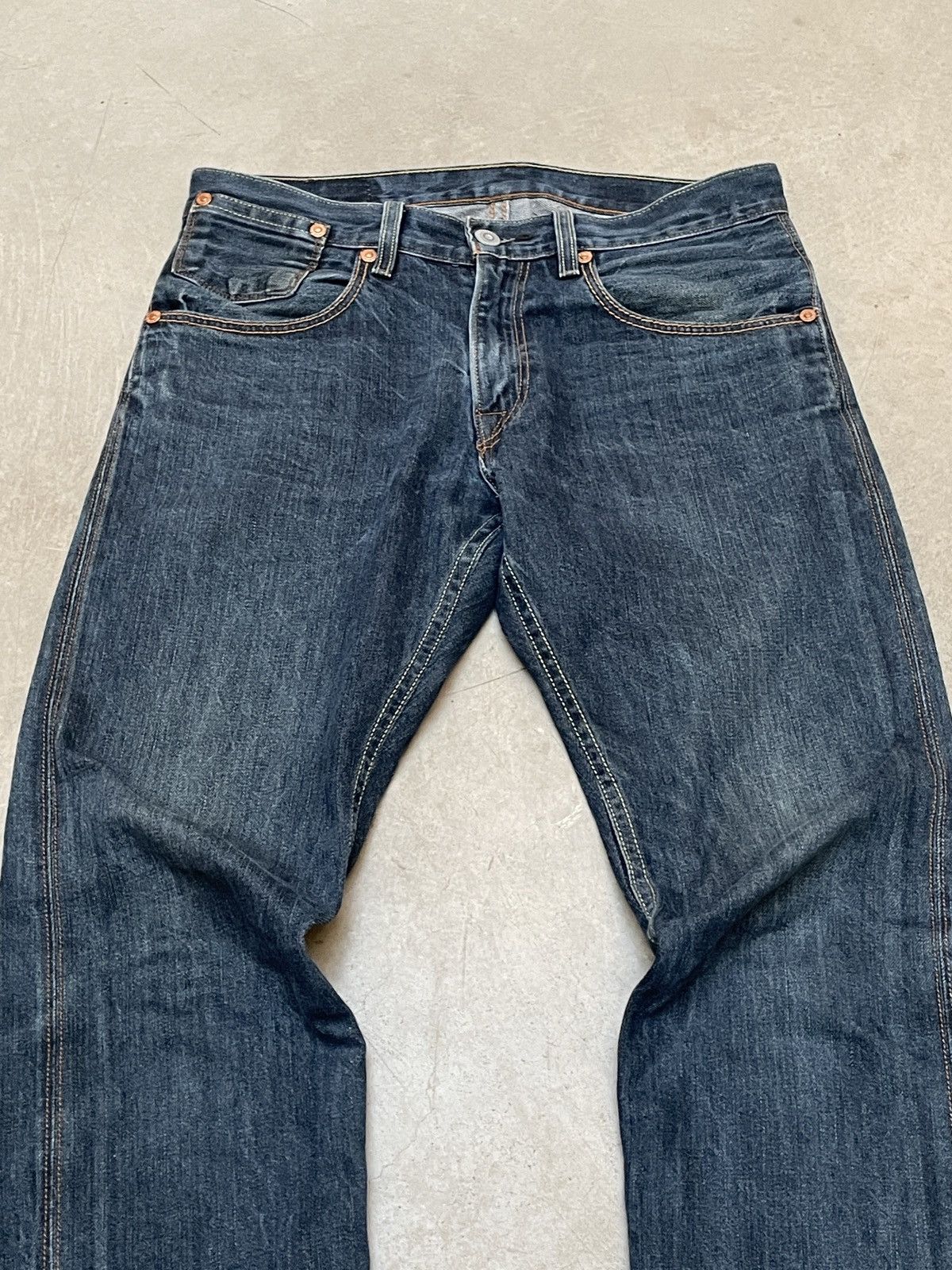 Levi's Title: Levis 514 Dark Wash Denim Jeans W34 Heritage Fade Size US 34 / EU 50 - 9 Thumbnail