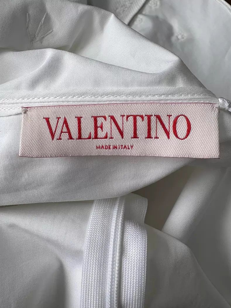 Valentino Valentino White nail bead floral heavy embroidery sleevele Size M / US 6-8 / IT 42-44 - 5 Thumbnail