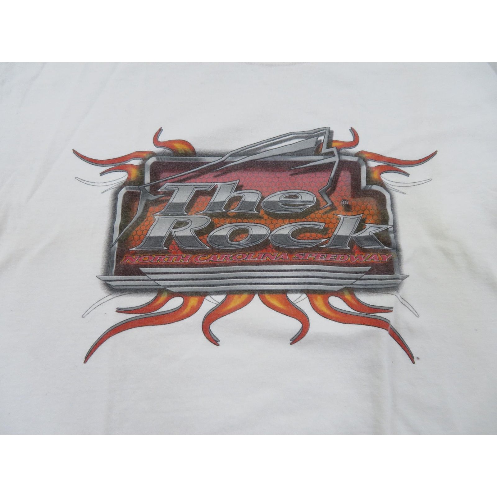 Gildan Vintage The Rock White Flames Long Sleeve Shirt Sz XL Size US XL / EU 56 / 4 - 2 Thumbnail