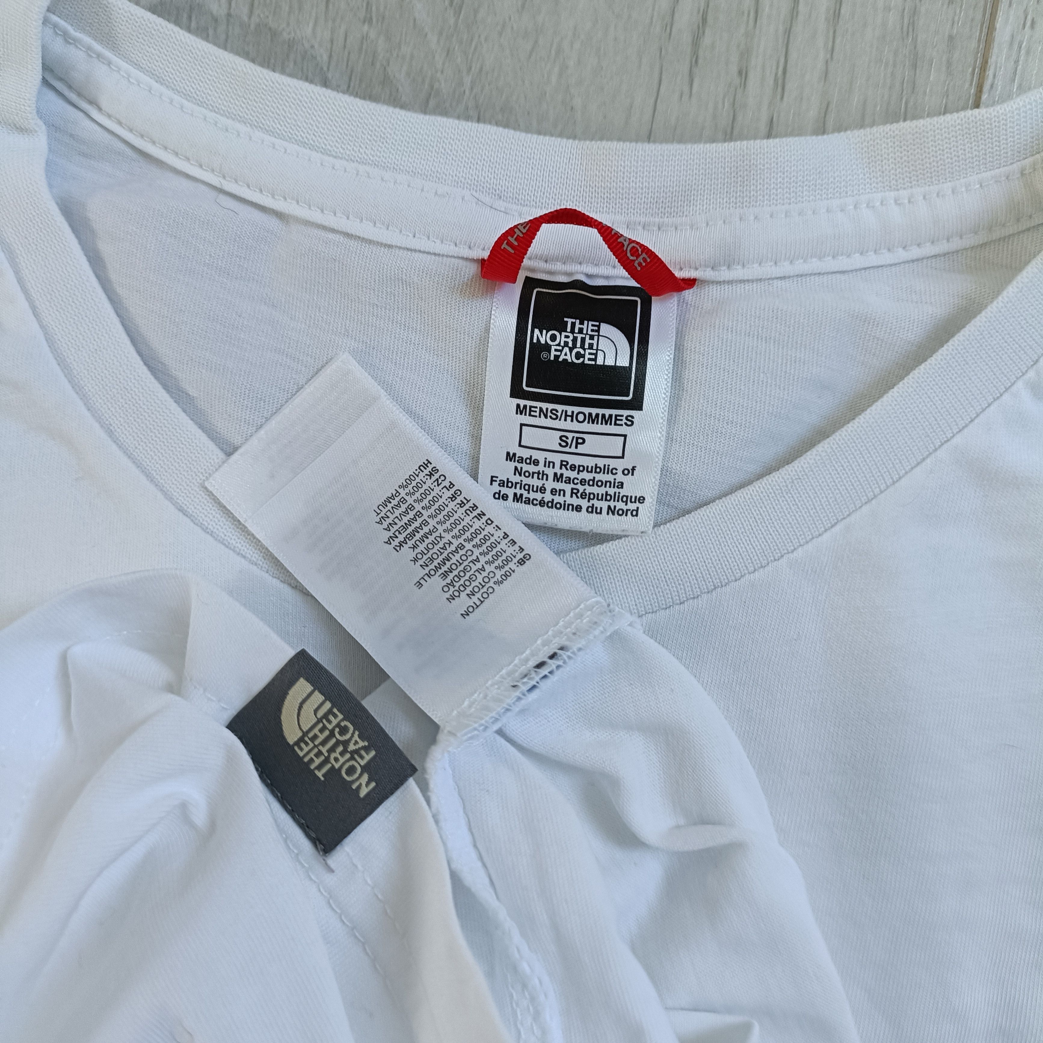 The North Face Men's White Cotton Longsleeve ! Size US S / EU 44-46 / 1 - 3 Thumbnail