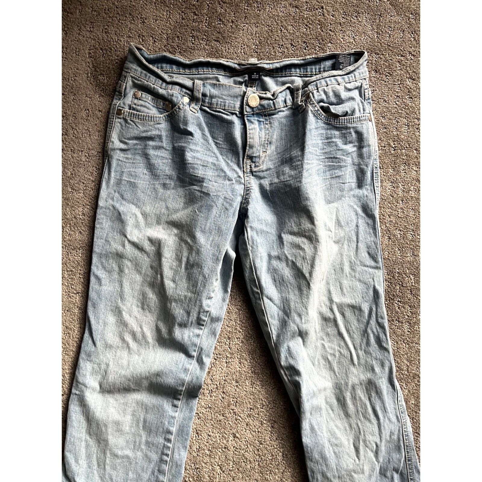 Tommy Hilfiger Tommy Hilfiger Jeans Women 9 High Rise Denim Straight Leg Blue Cotton Blend 29.5 Inseam Womens Size 30" / US 8 / IT 44 - 2 Thumbnail