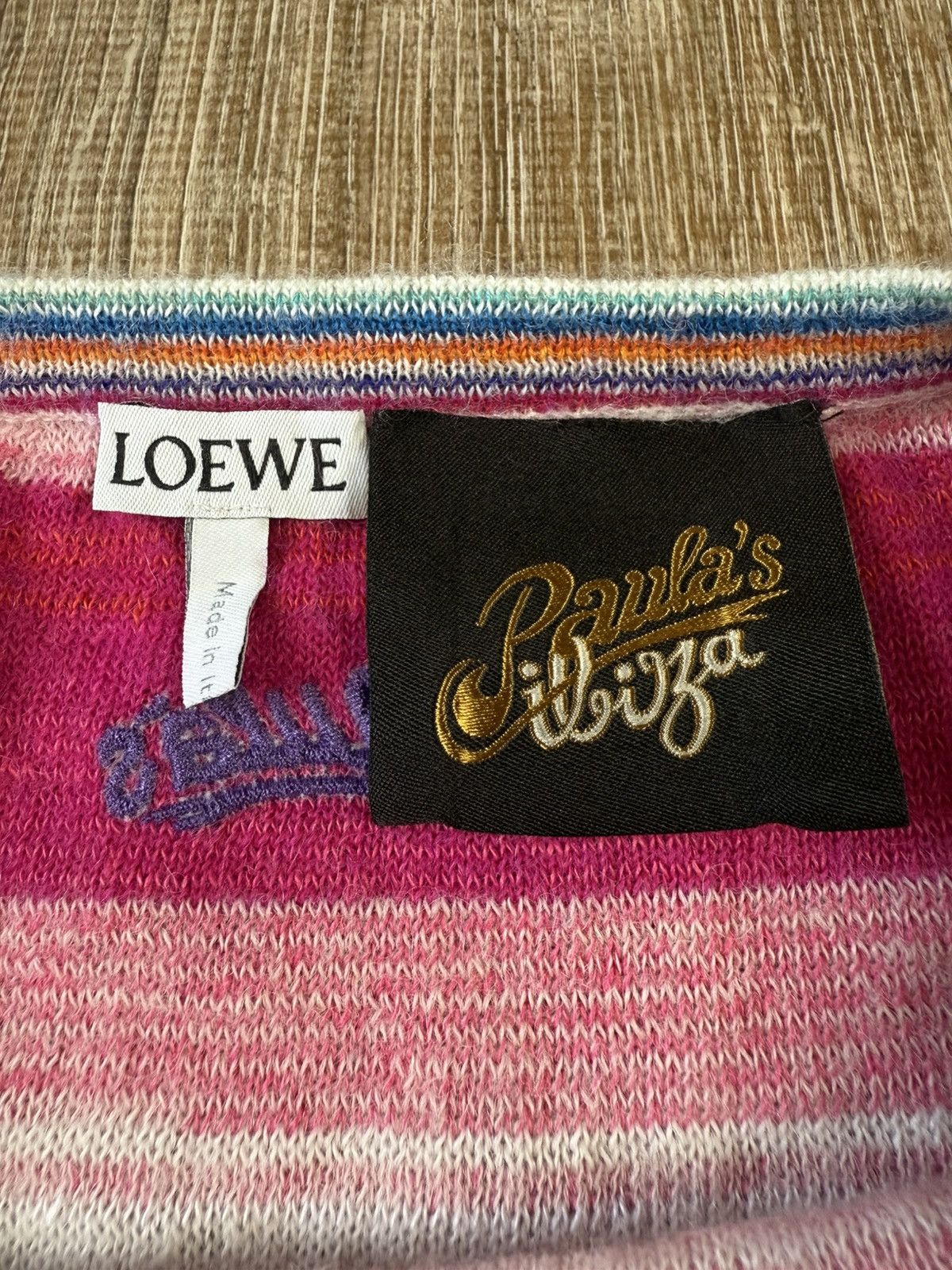 Loewe Loewe Paula’s Ibiza Multicolor Stripped Sweater Size M / US 6-8 / IT 42-44 - 4 Thumbnail