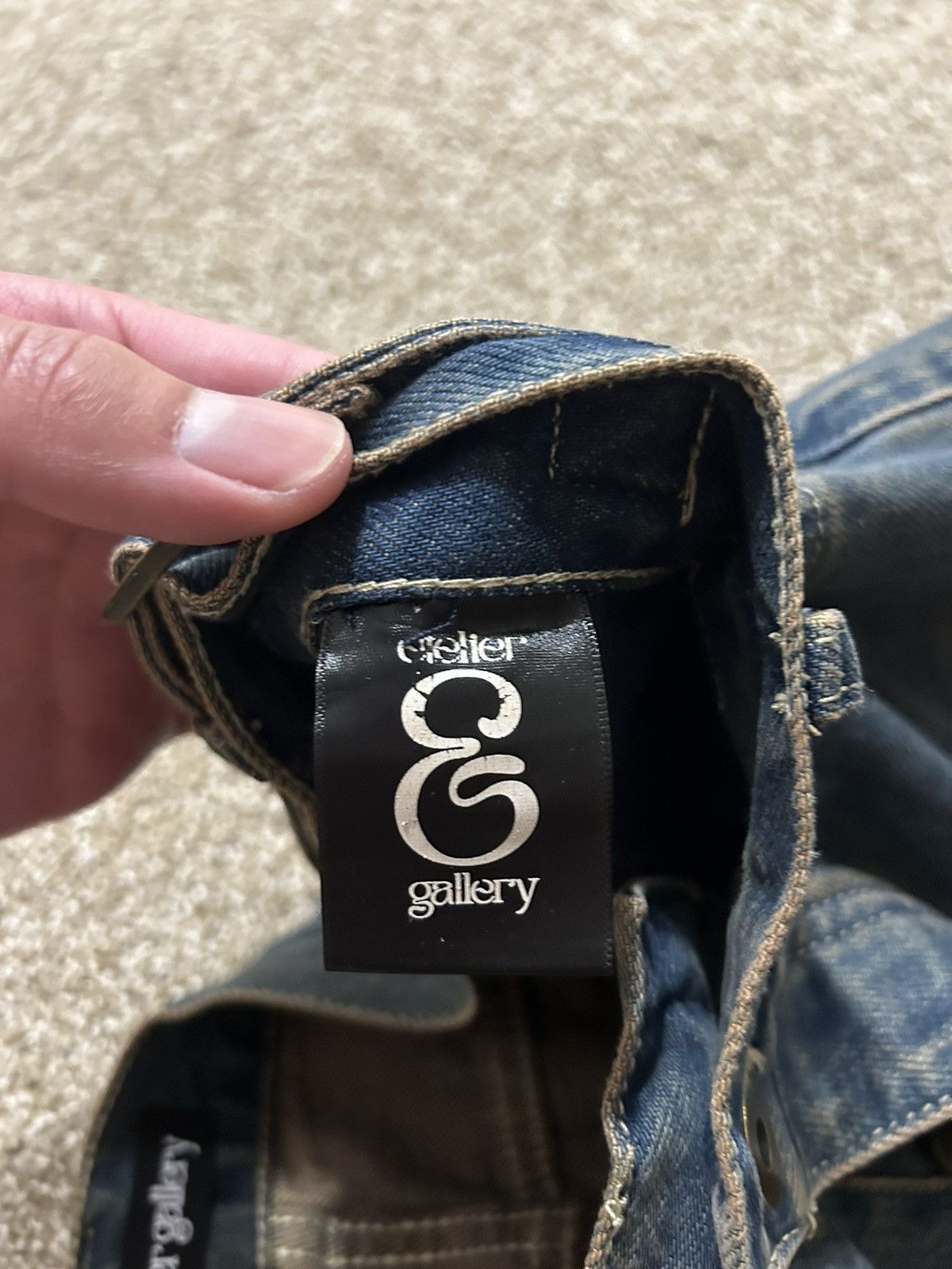 Etelier Gallery Etelier Gallery Vintage Blue Tusk Denim Size US 32 / EU 48 - 4 Thumbnail