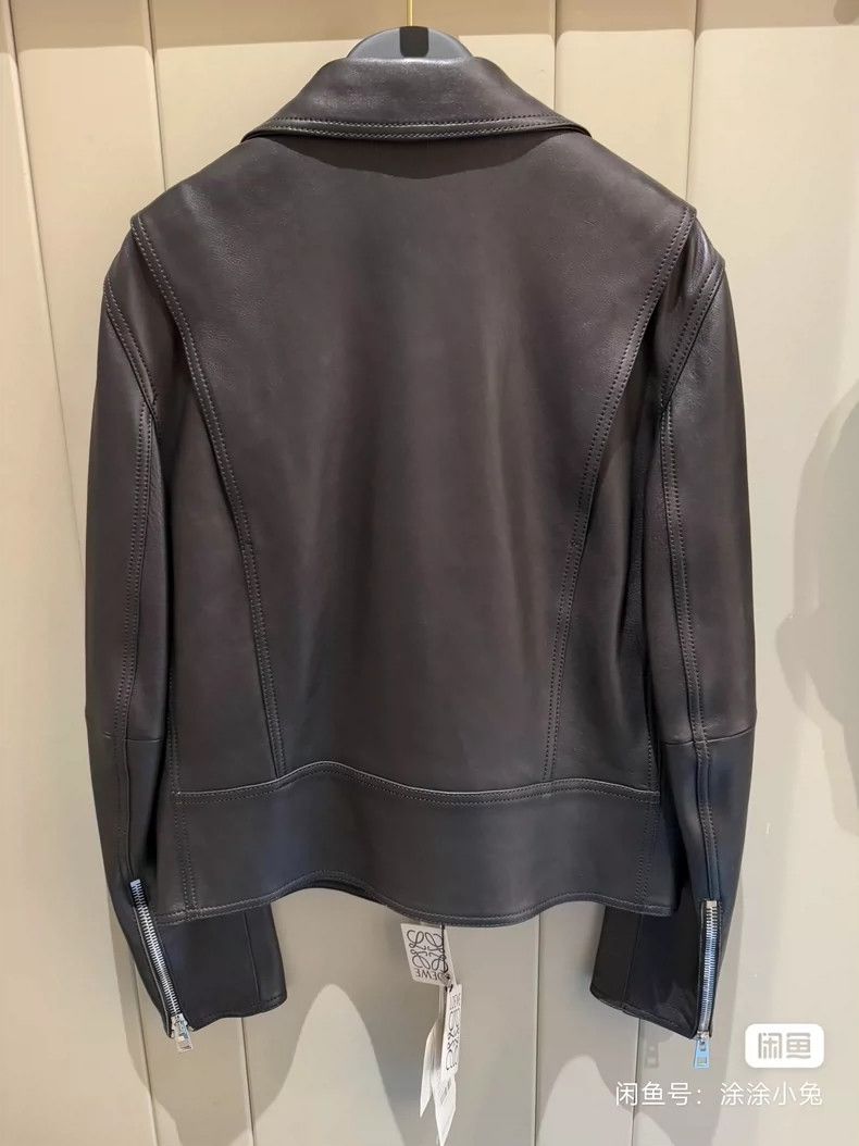 Loewe Loewe A leather coat with a collar zipper Size XL / US 12-14 / IT 48-50 - 4 Thumbnail