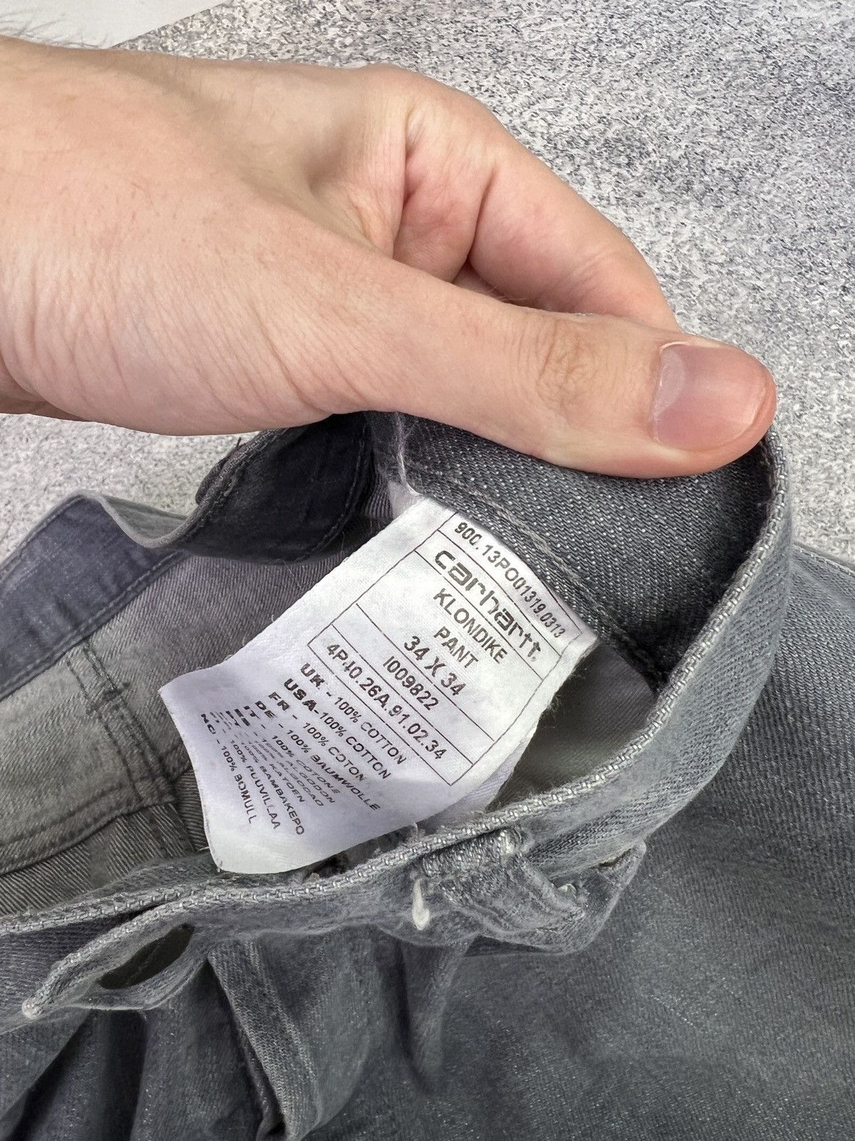 Carhartt × Vintage Vintage Carhartt Grey Pants Size US 34 / EU 50 - 6 Thumbnail