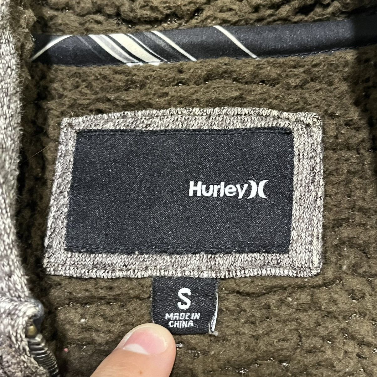 Hurley Vintage Y2K Hurley Grunge Skater Fleece Zip Up Hoodie Small Size US S / EU 44-46 / 1 - 6 Thumbnail