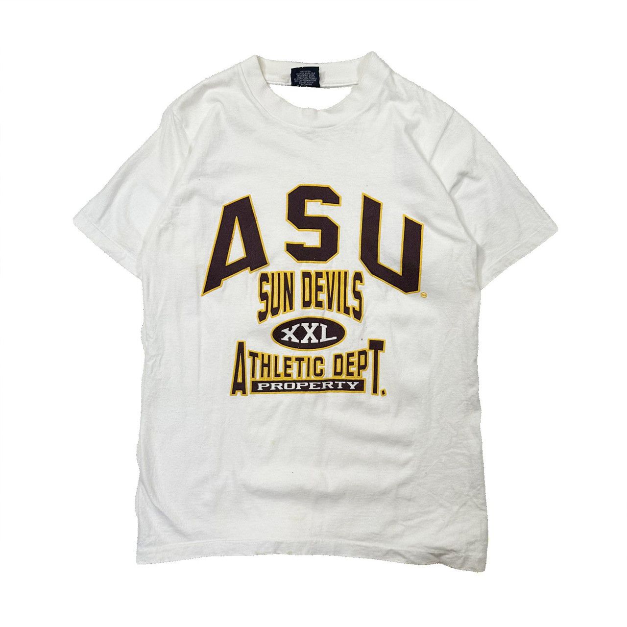 Vintage Vintage 90s Single Stitch ASU College T Shirt Size US S / EU 44-46 / 1 - 1 Thumbnail