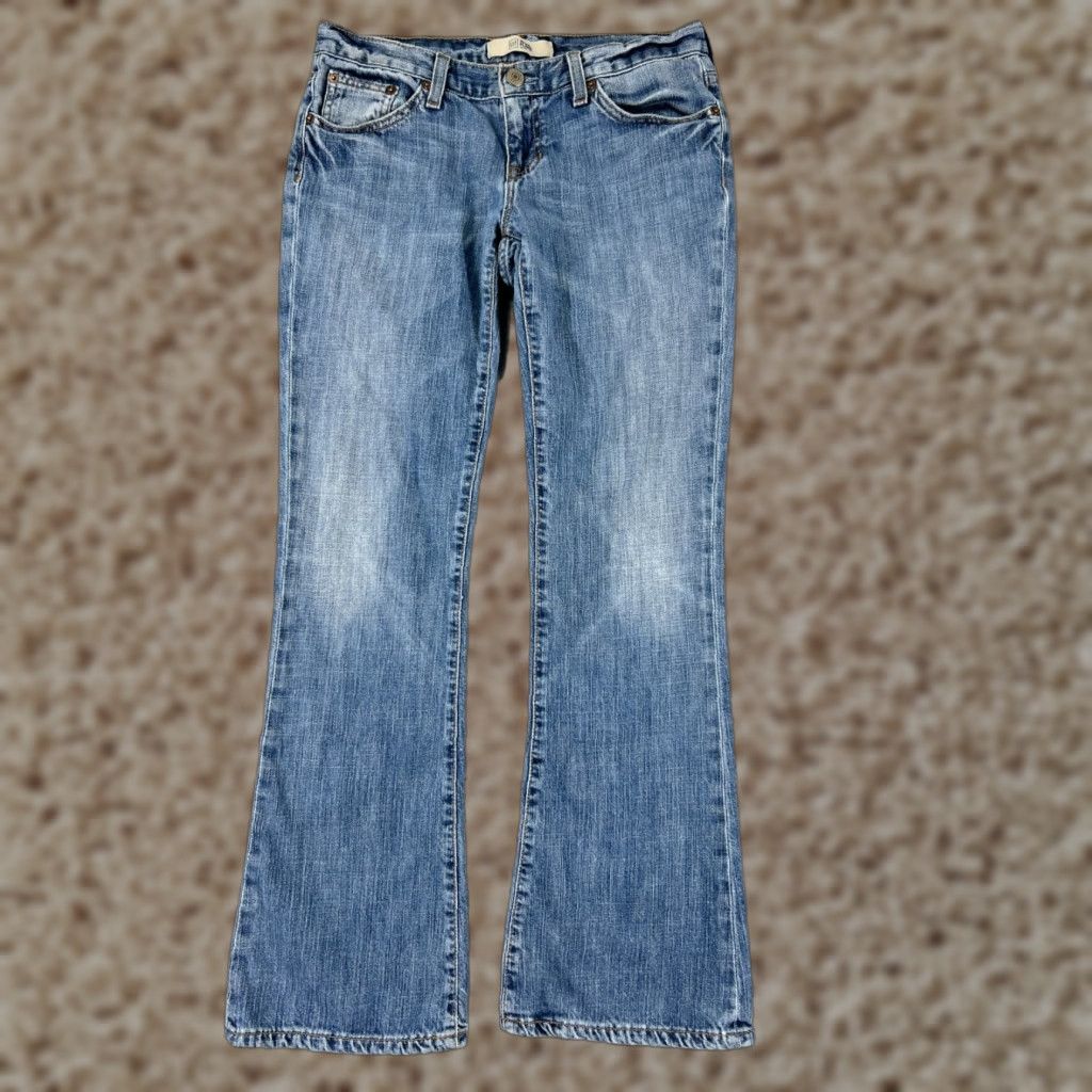 Gap Gap Jeans Womens 6 Blue Denim Flared Stretch Cotton Blend Regular 90s Retro Southwestern Womens Size 28" / US 6 / IT 42 - 1 Thumbnail