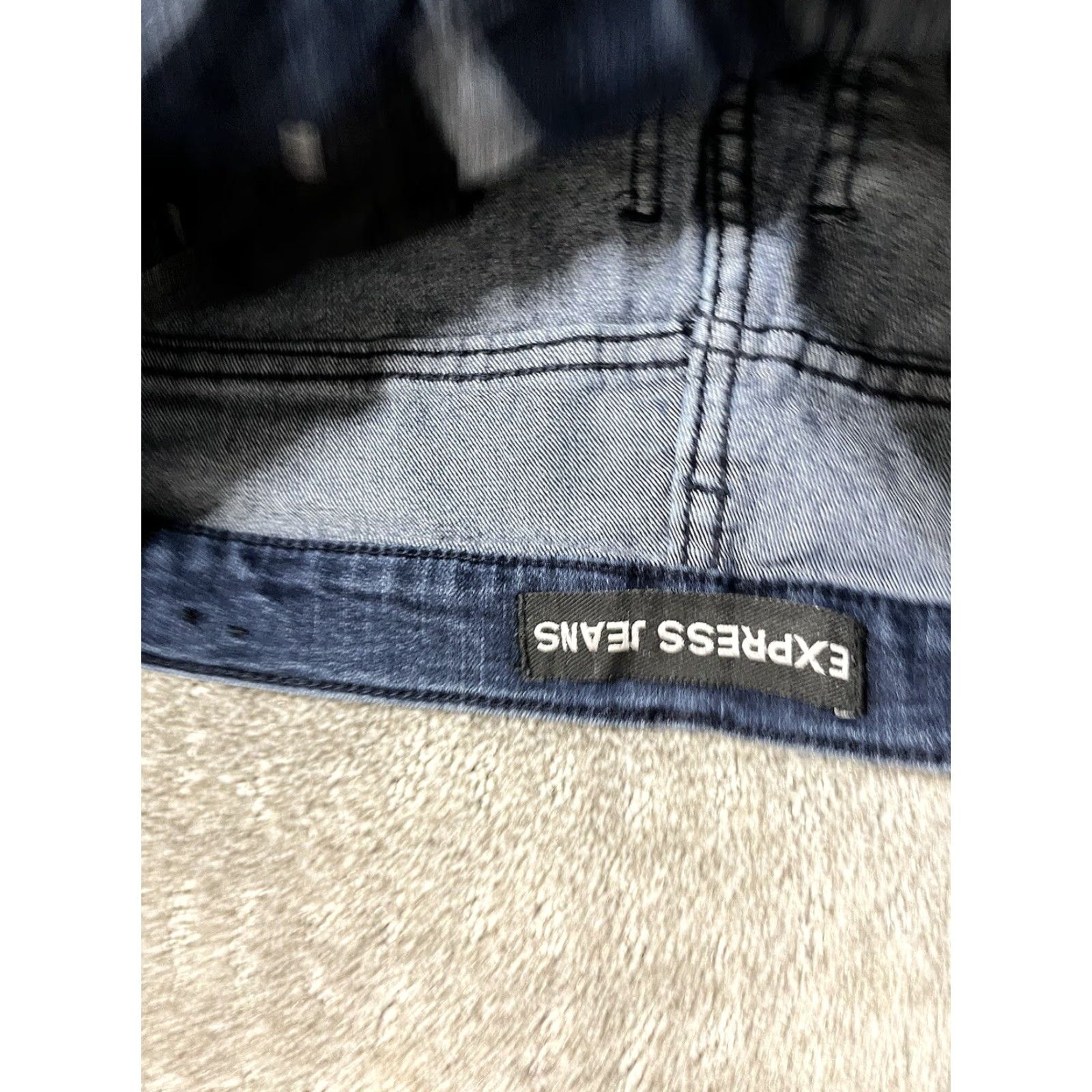 Express Express High Rise Ankle Skinny Jeans Size 6 Dark Wash Denim Womens Size 28" / US 6 / IT 42 - 5 Thumbnail