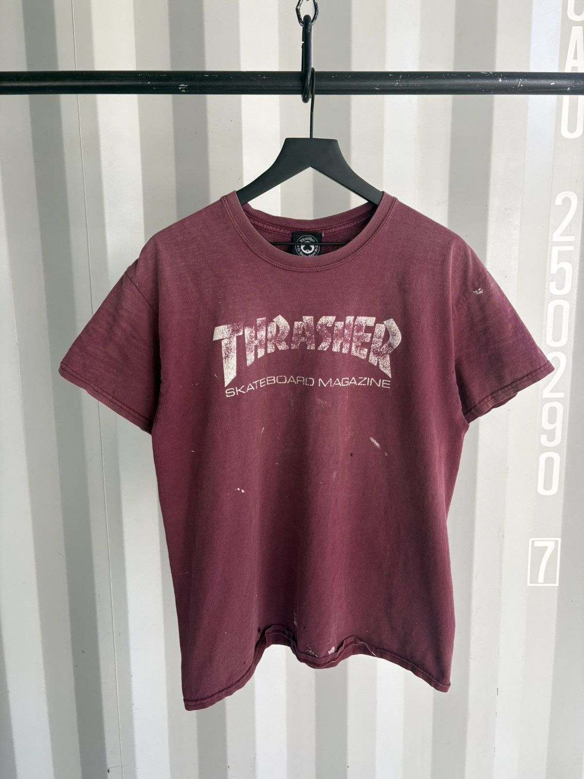 Vintage Thrasher Mag Thrashed Faded Distressed Shirt GRUNGE Band Size US L / EU 52-54 / 3 - 1 Thumbnail