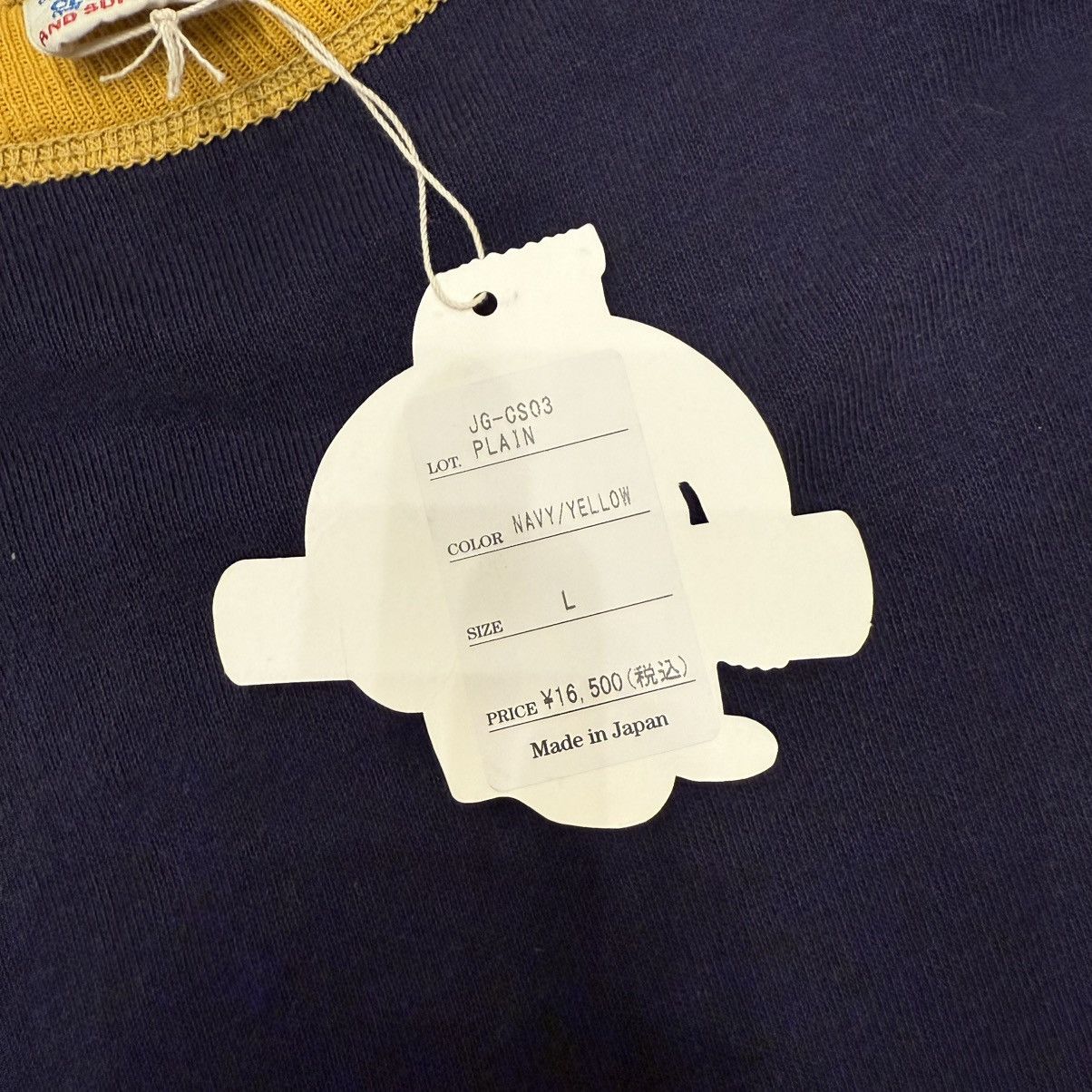 Warehouse & Co. John Gluckow Navy/Yellow Crewneck Size US L / EU 52-54 / 3 - 5 Thumbnail