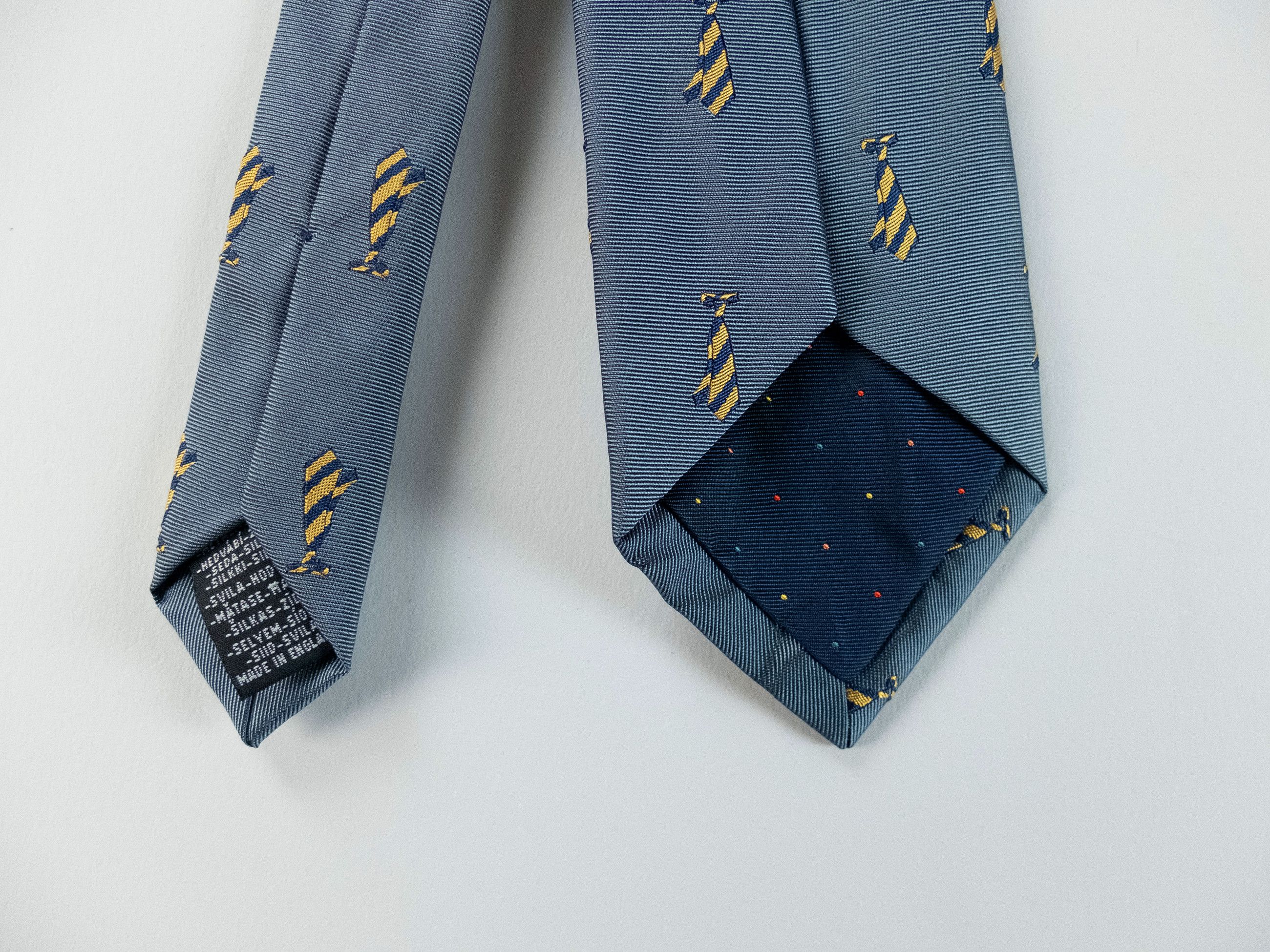 Paul Smith PAUL SMITH blue cravatte motif silk tie authentic NWT Size ONE SIZE - 6 Thumbnail