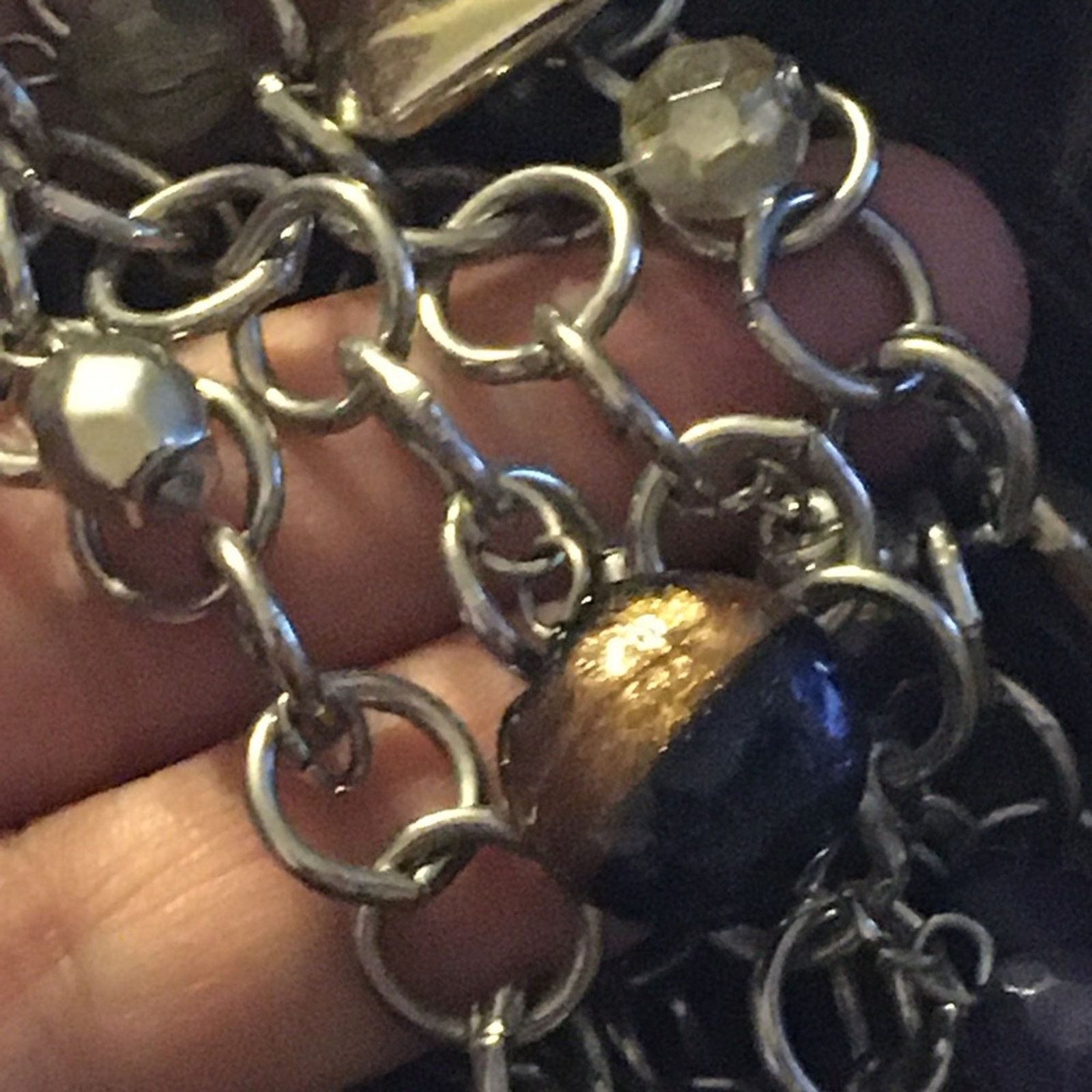 Vintage Vintage bead charm bauble chain long necklace Size ONE SIZE - 8 Thumbnail