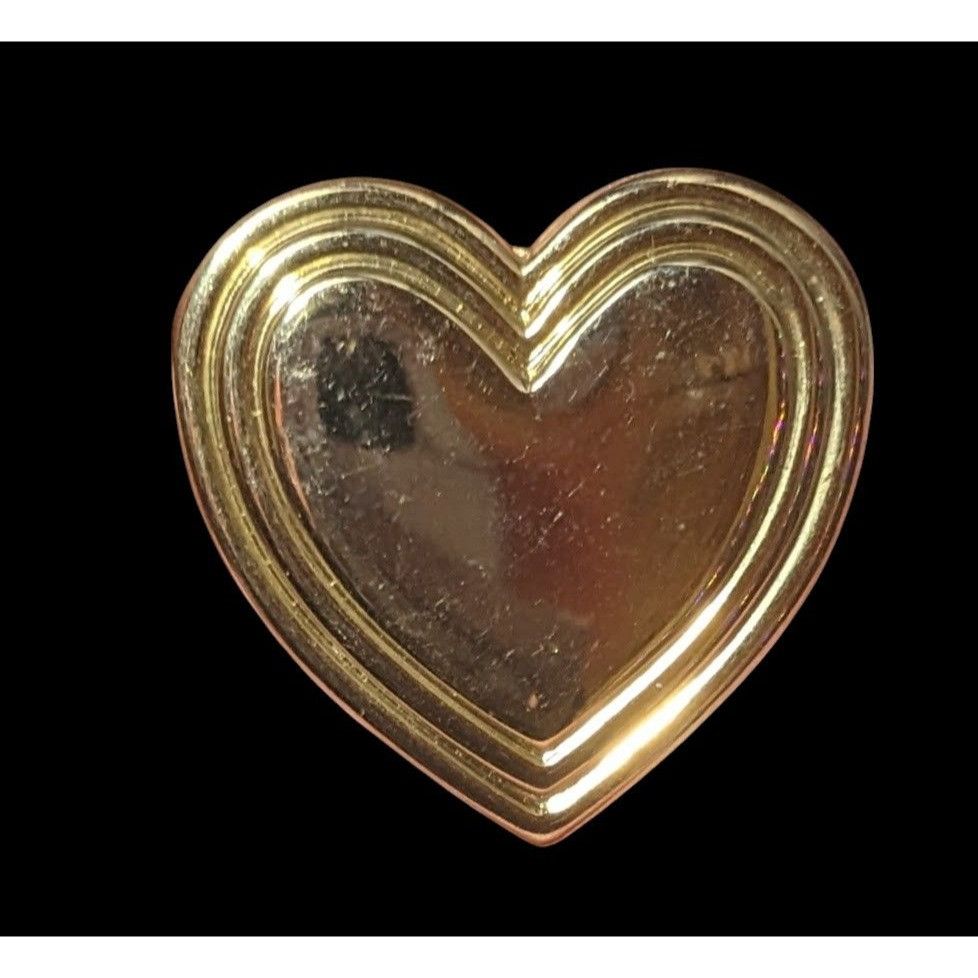 Other Vintage 90s Heart Shaped Variety Club Gold Tone Brooch Size ONE SIZE - 1 Thumbnail