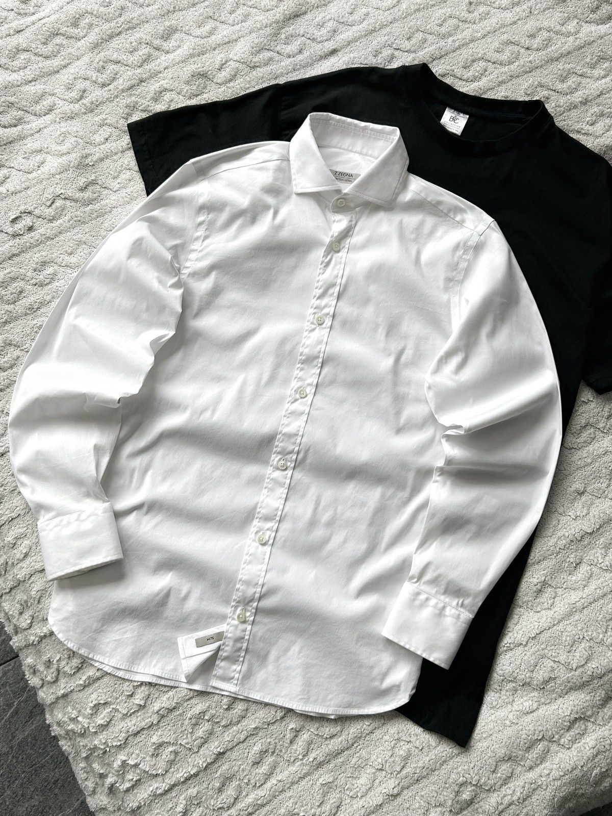 Z Zegna Vintage slim shirt z zegna small white Size US S / EU 44-46 / 1 - 1 Thumbnail