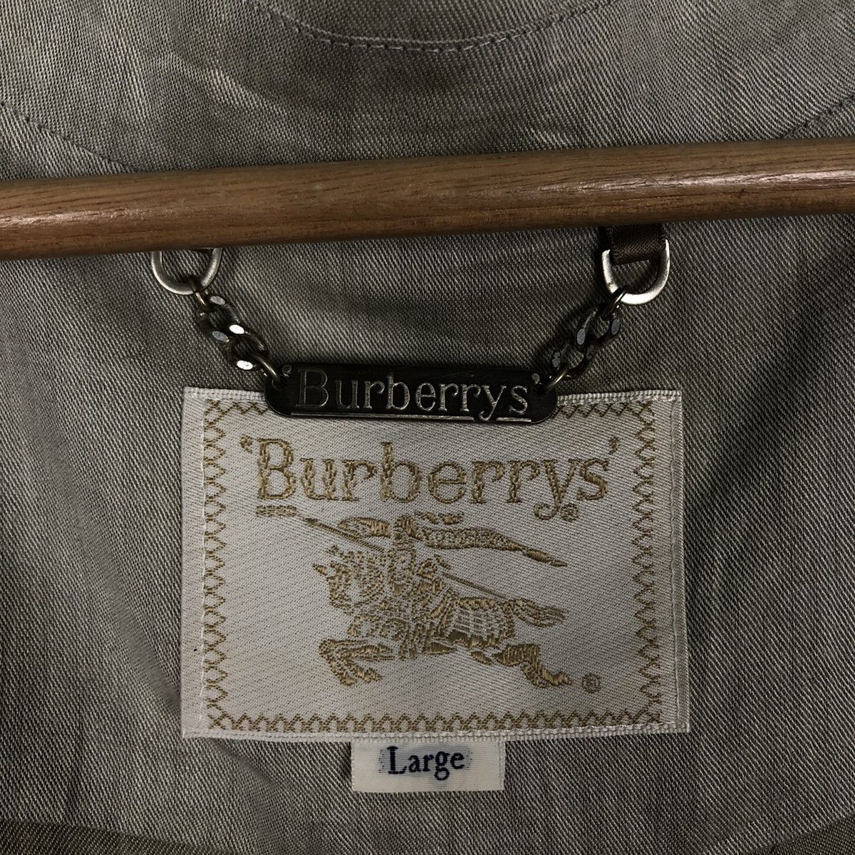 Burberry 🔥Vintage Fly Bomber Jacket Burberrys Herringbone Size US L / EU 52-54 / 3 - 13 Thumbnail