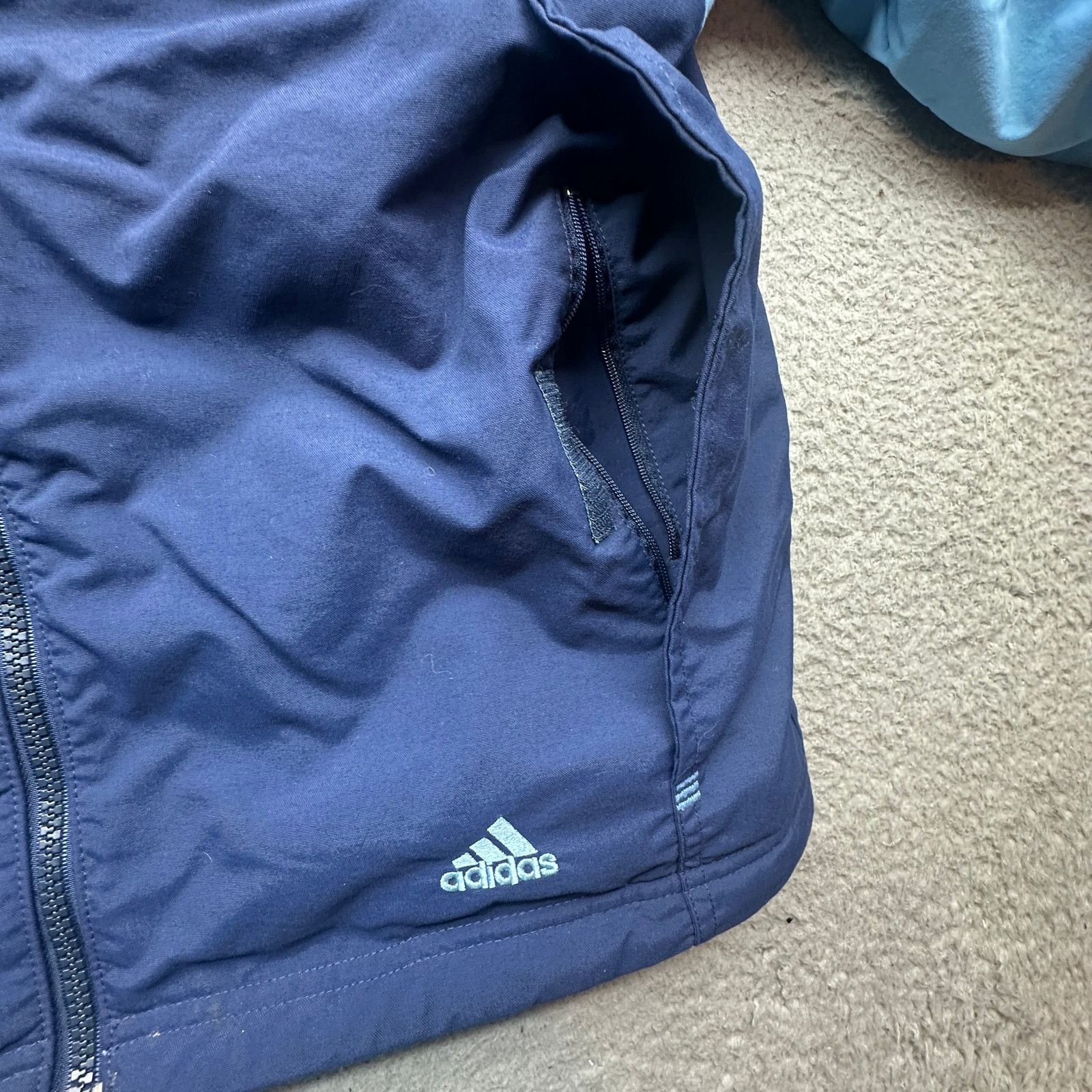 Adidas Vintage Adidas Fleece Reversible Hooded Jacket Womens Medium Size M / US 6-8 / IT 42-44 - 11 Thumbnail