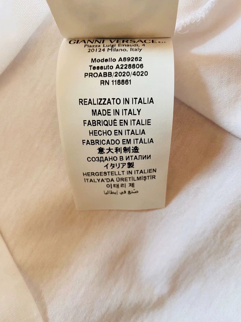 Versace Versace Mainline genuine short-sleeved T-shirt Size US XXL / EU 58 / 5 - 5 Thumbnail