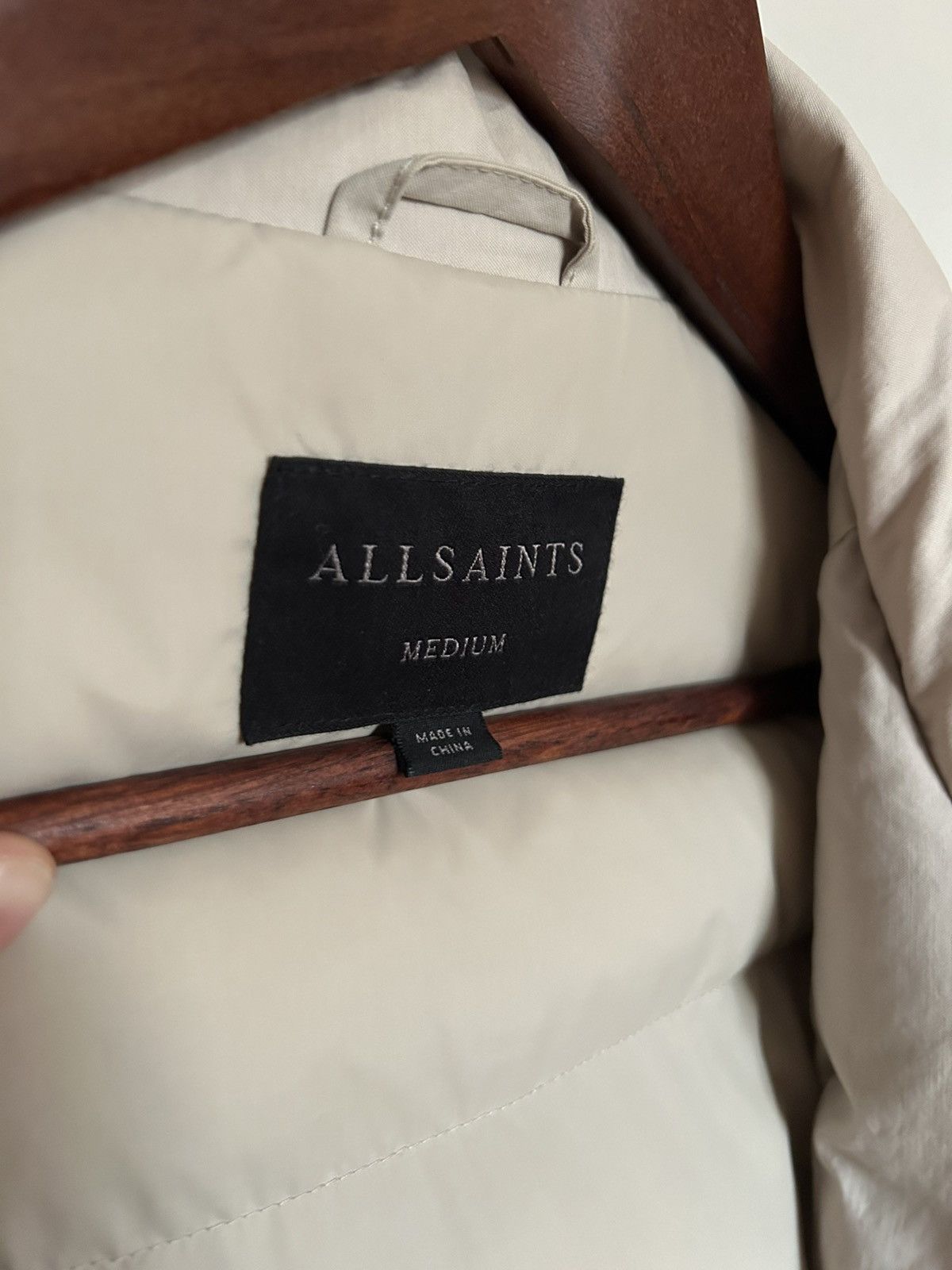 Allsaints Allsaints Beige Big Puffer Size US L / EU 52-54 / 3 - 2 Thumbnail