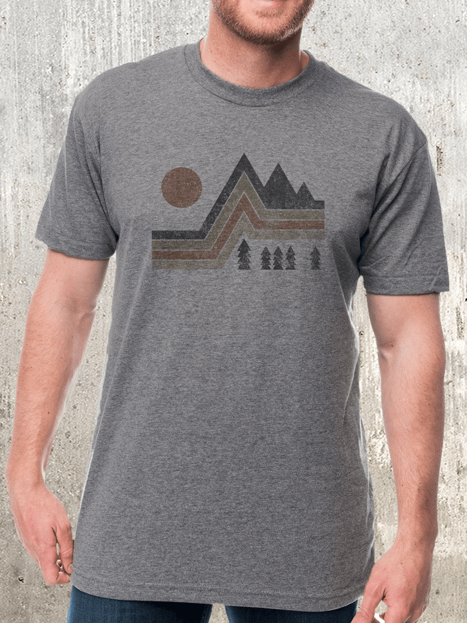 Designer × Vintage Men's Vintage Mountain Tee – Retro Outdoor Adventure Shirt Size US M / EU 48-50 / 2 - 1 Thumbnail