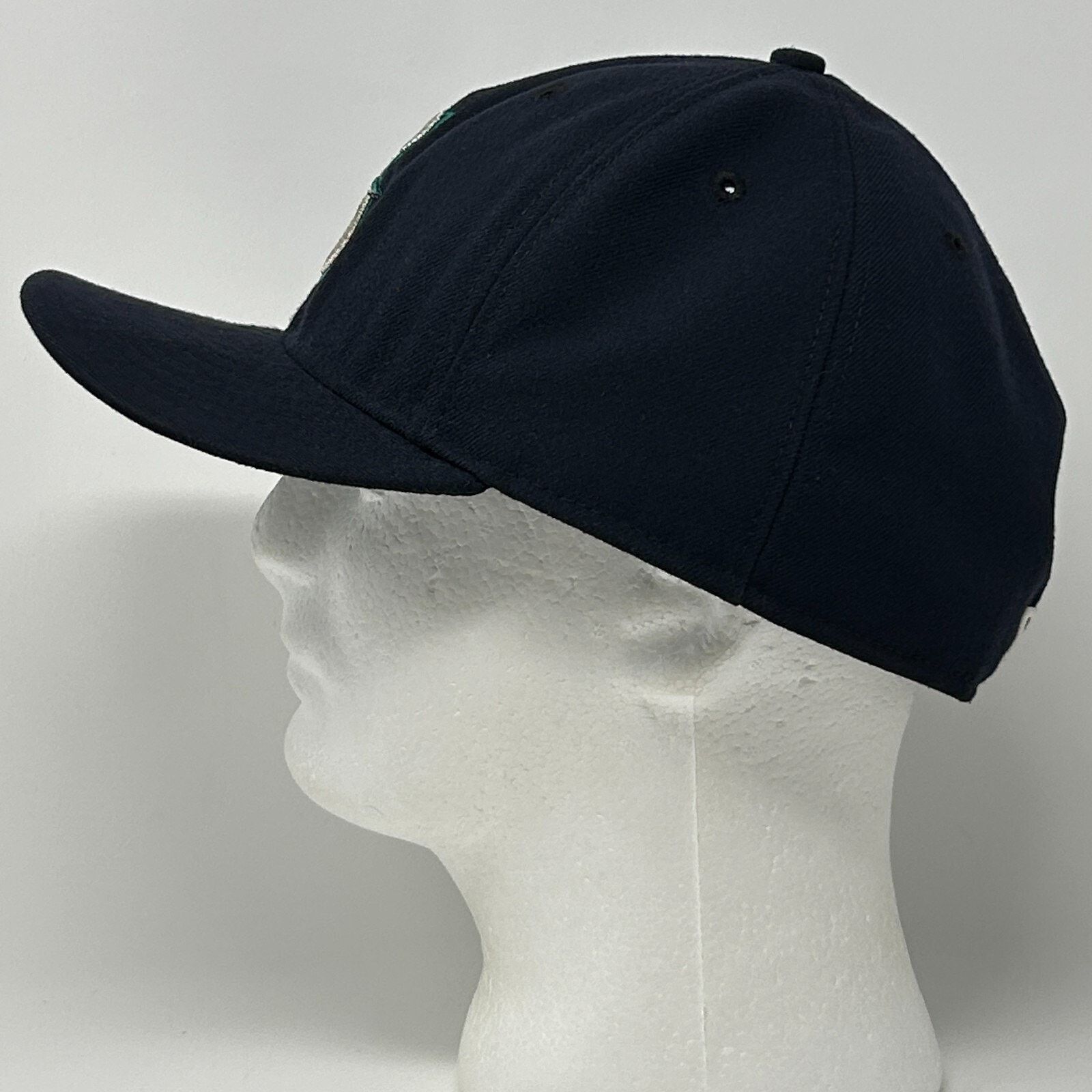 New Era Seattle Mariners Hat Baseball Cap Fitted 7 3/4 Blue New Era Size ONE SIZE - 6 Thumbnail