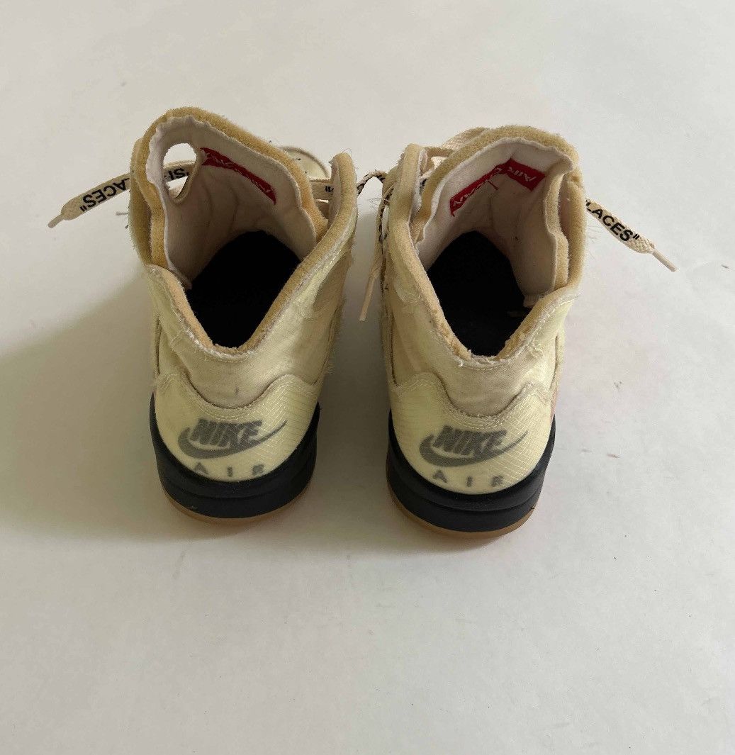 Nike × Off-White × Virgil Abloh Jordan 5 Off-White ‘sail’ size 9 Size US 9 / EU 42 - 4 Thumbnail