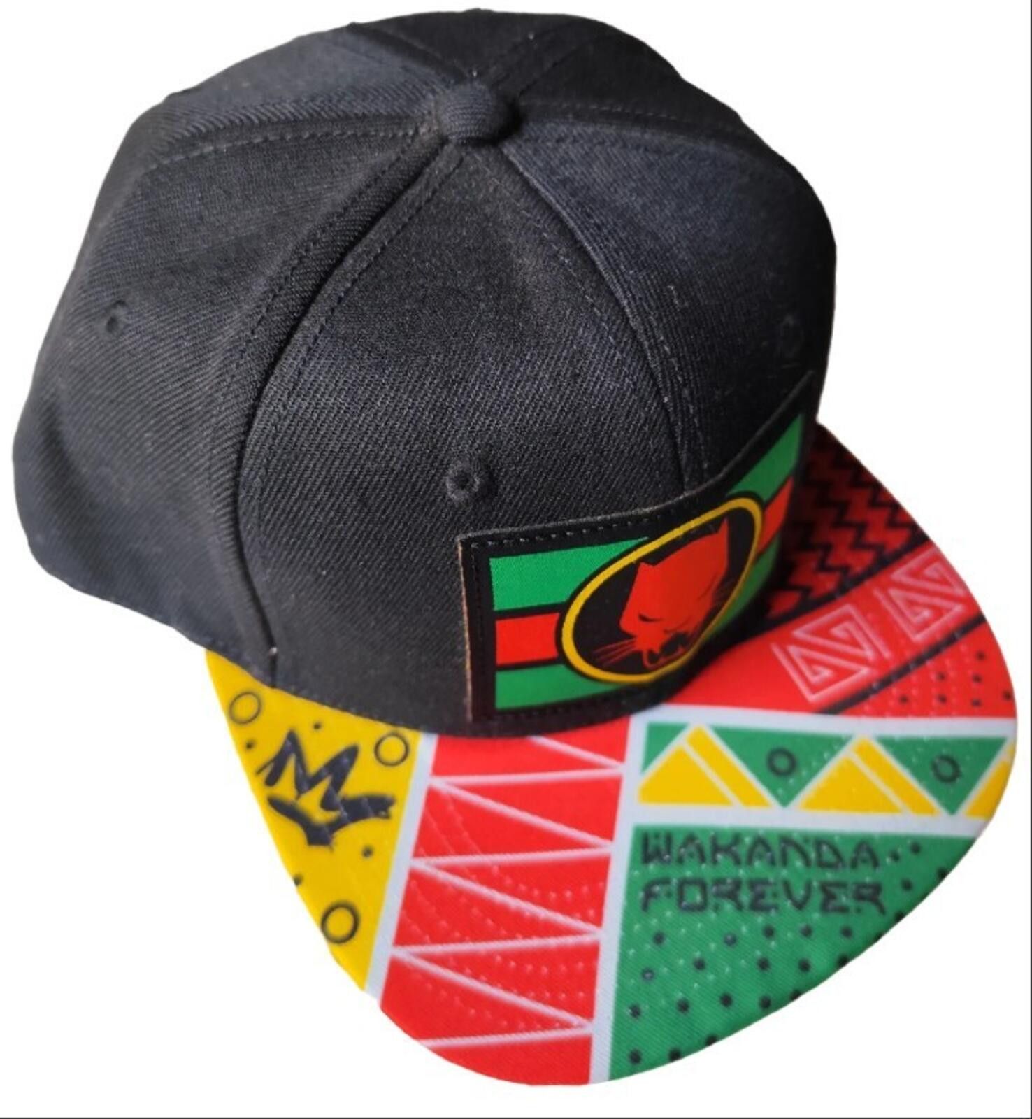 Marvel Comics Marvel Black Panther Wakanda Forever Snapback Size ONE SIZE - 2 Thumbnail