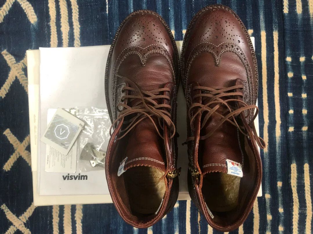 Visvim Visvim Patrician Folk Hi Leather Wing Tip | Grailed