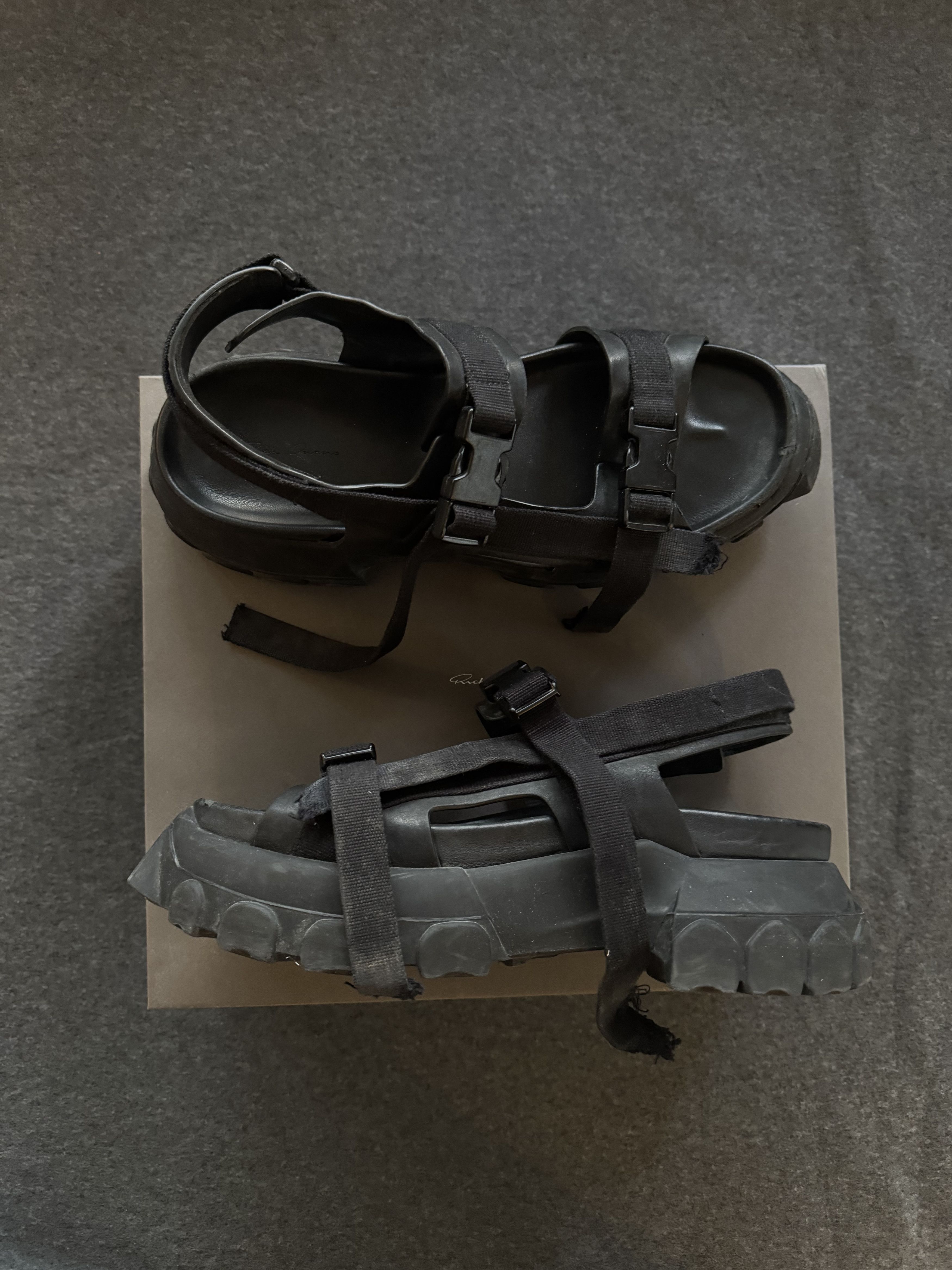 Rick Owens Rick owens tractor sandals | Grailed