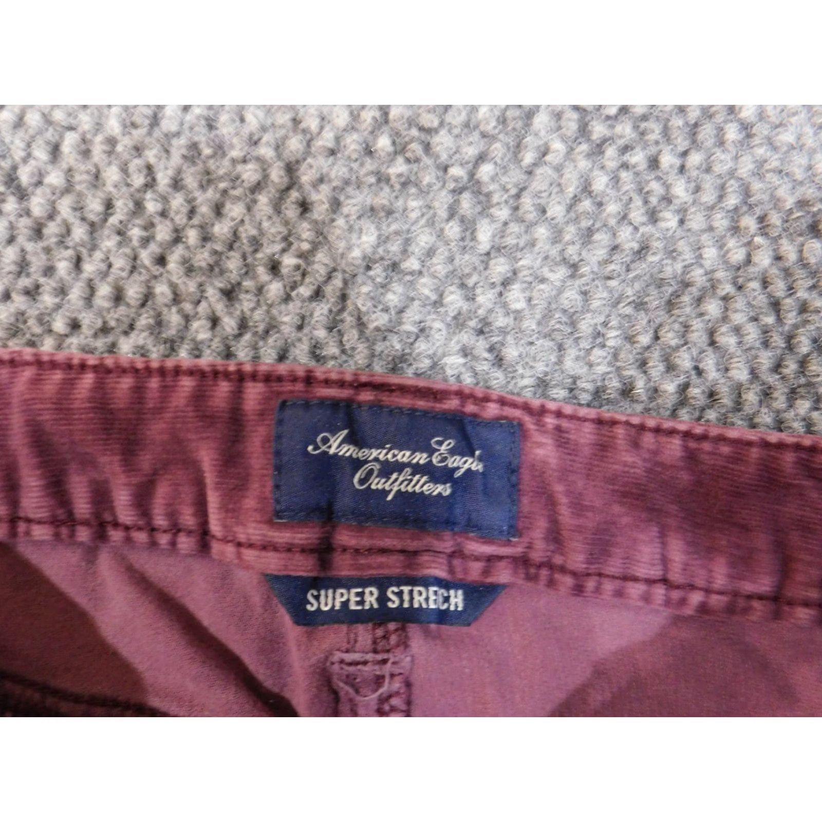 American Eagle Outfitters American Eagle Jeans Jegging Purple Corduroy Retro Stretch Womens Size 4 Regular Side Zipper 29in Inseam Size 30" / US 8 / IT 44 - 2 Thumbnail