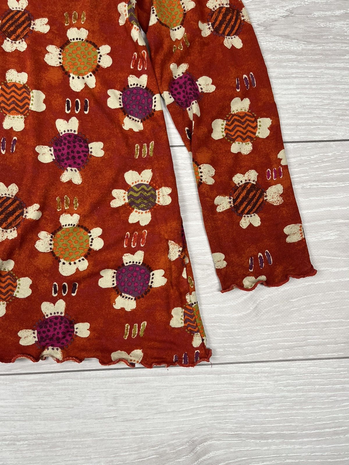 Gudrun Sjoden Gudrun Sjoden Viscose Red Flowers Print Blouse Size S / US 4 / IT 40 - 5 Thumbnail