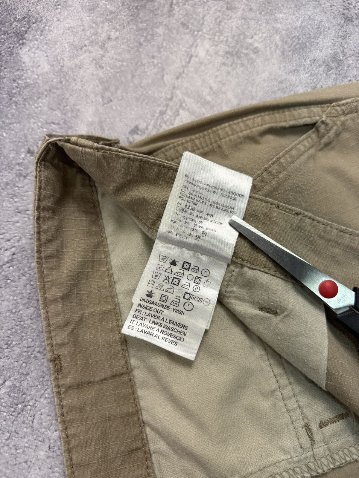 Carhartt Vintage Carhartt Cargo Pants Beige Work Regular Baggy Y2K Size US 34 / EU 50 - 20 Thumbnail