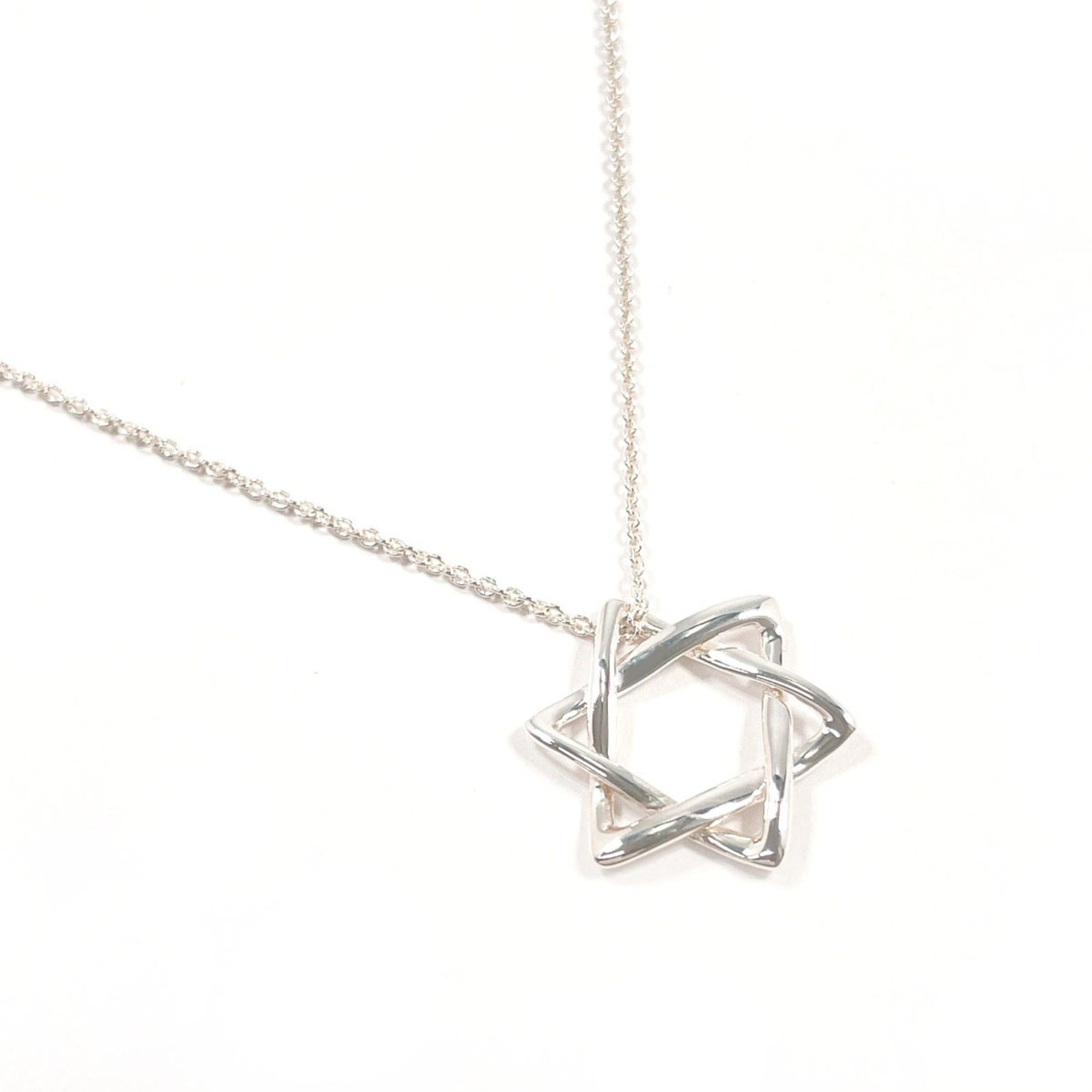 Tiffany & Co. TIFFANY&Co. Tiffany Star of David Elsa Peretti Necklace, Sterling Silver 925, Women's Size ONE SIZE - 1 Thumbnail
