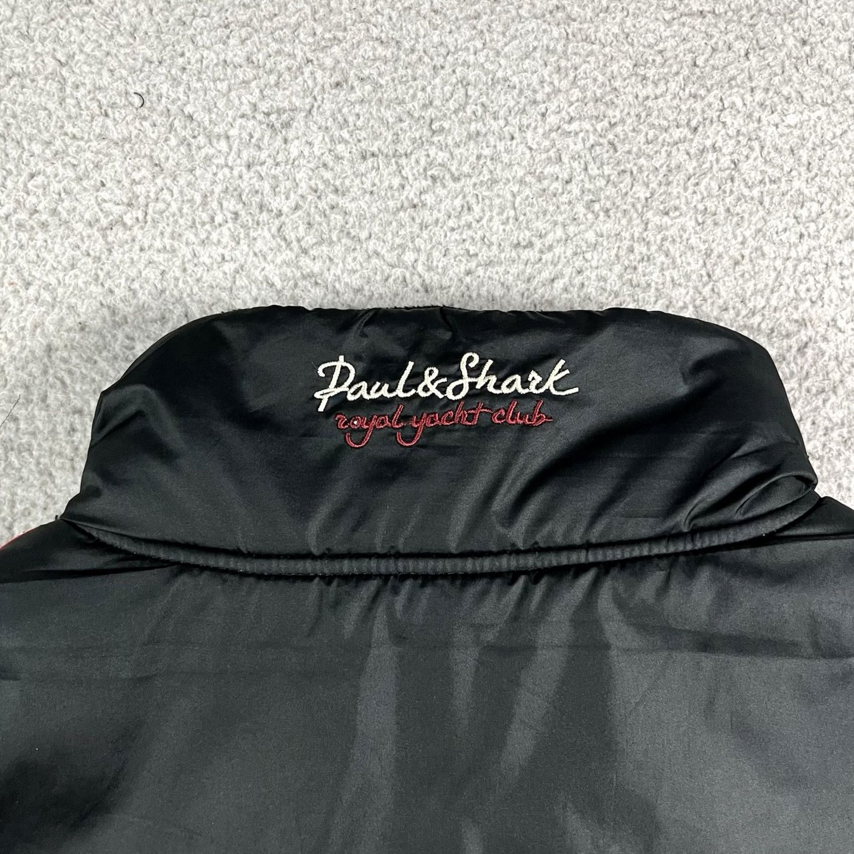 Paul & Shark VINTAGE Paul & Shark Yachting Vest Mens M Black Puffer Fleece Reversible Jacket Size US M / EU 48-50 / 2 - 5 Thumbnail