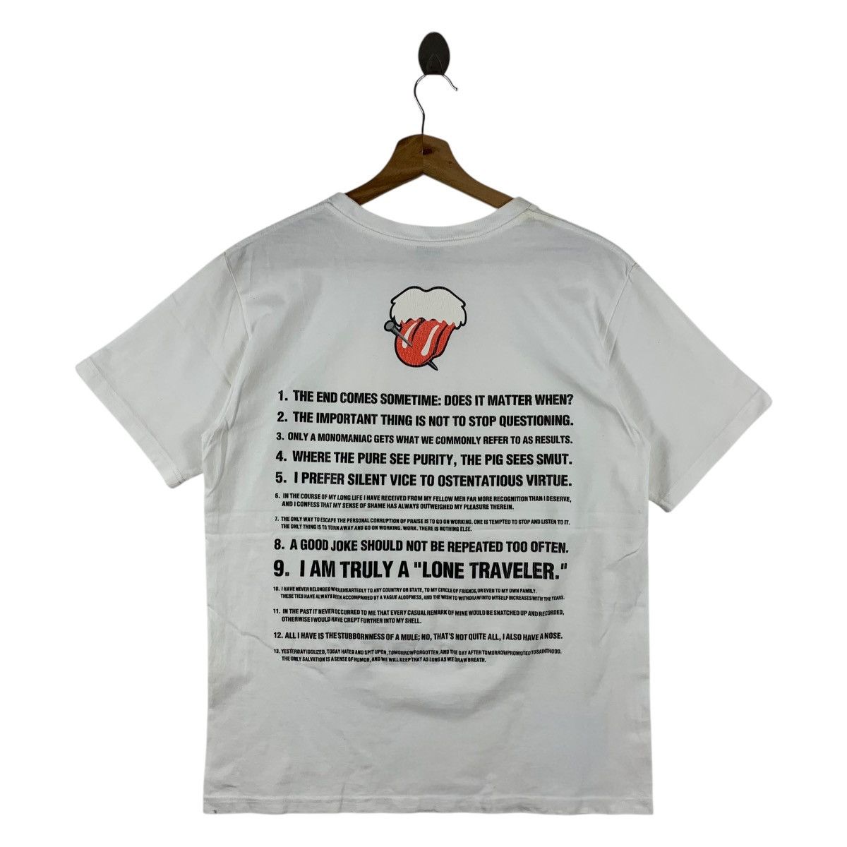 Number (N)ine Vintage Number (N)ine "Milk" Tongue & Lip Logo Tee Size US M / EU 48-50 / 2 - 4 Thumbnail