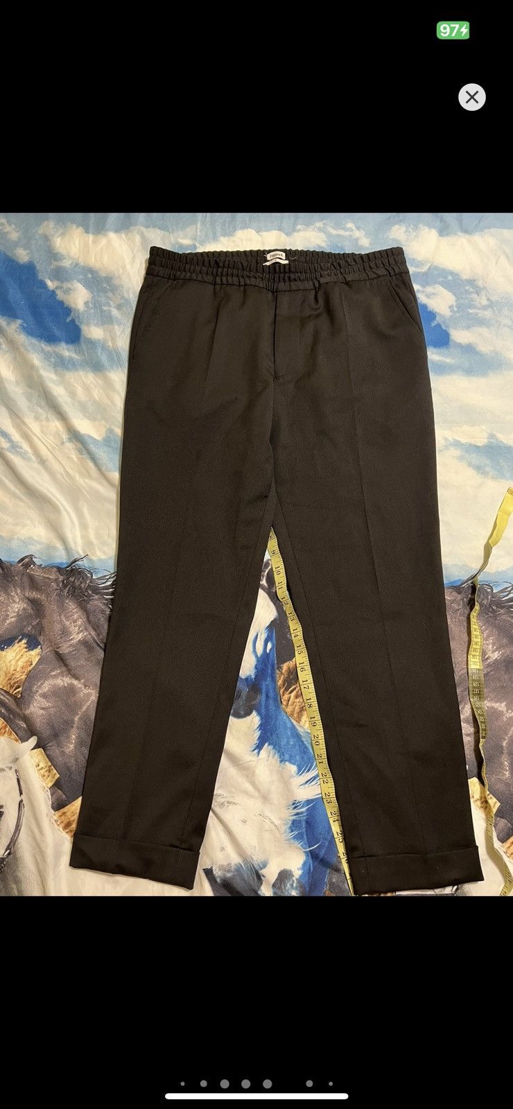 image of Filippa K Elastic Waist Trouser 5/36 in Black, Men's