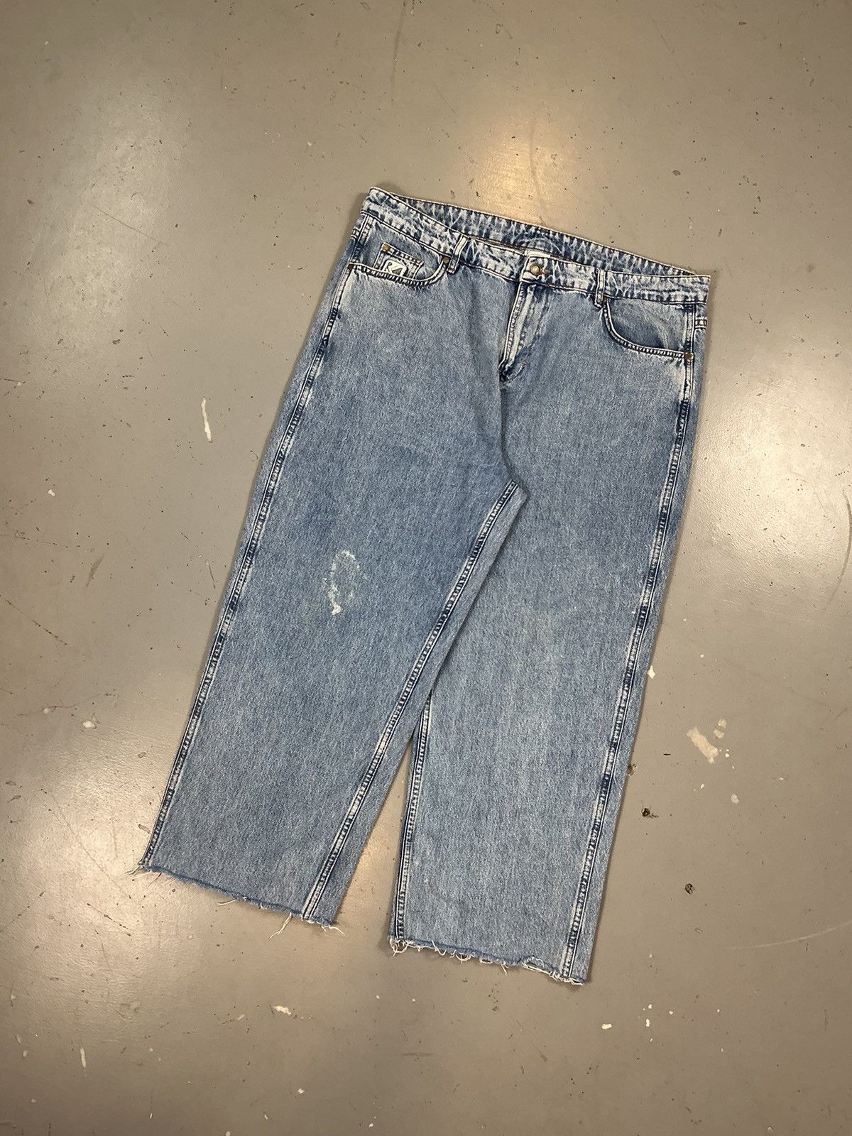 Karl Kani × Vintage Vintage Karl Kani SpellOut embroidered baggy fit denim Size US 42 / EU 58 - 2 Thumbnail