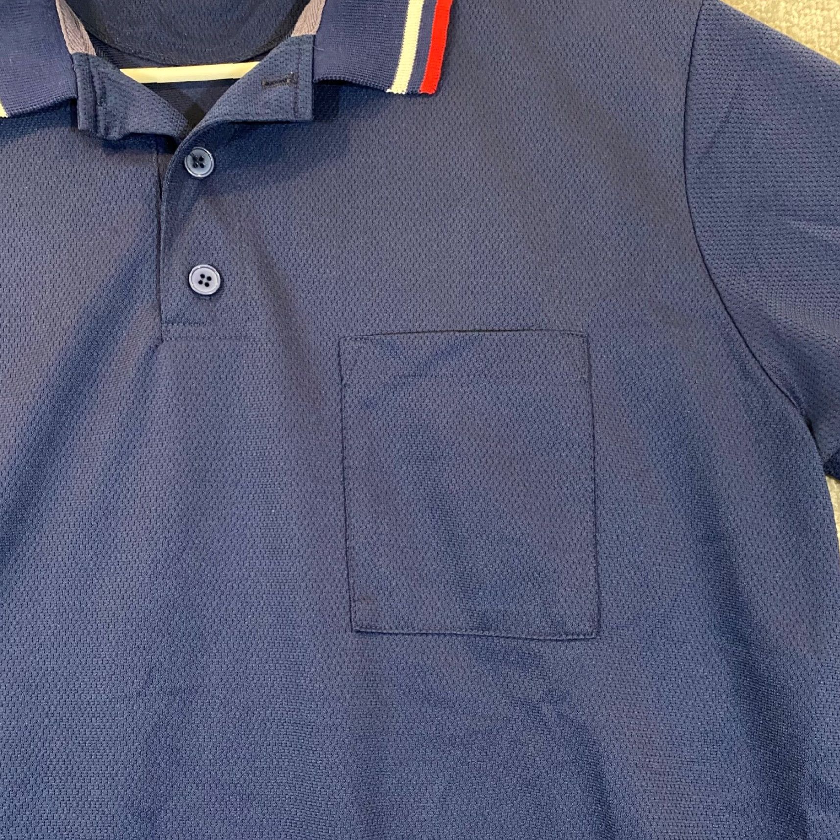 Vintage Uniform Polo Mens XL Little League Baseball Navy Blue Made In USA Honigs Size US XL / EU 56 / 4 - 4 Thumbnail