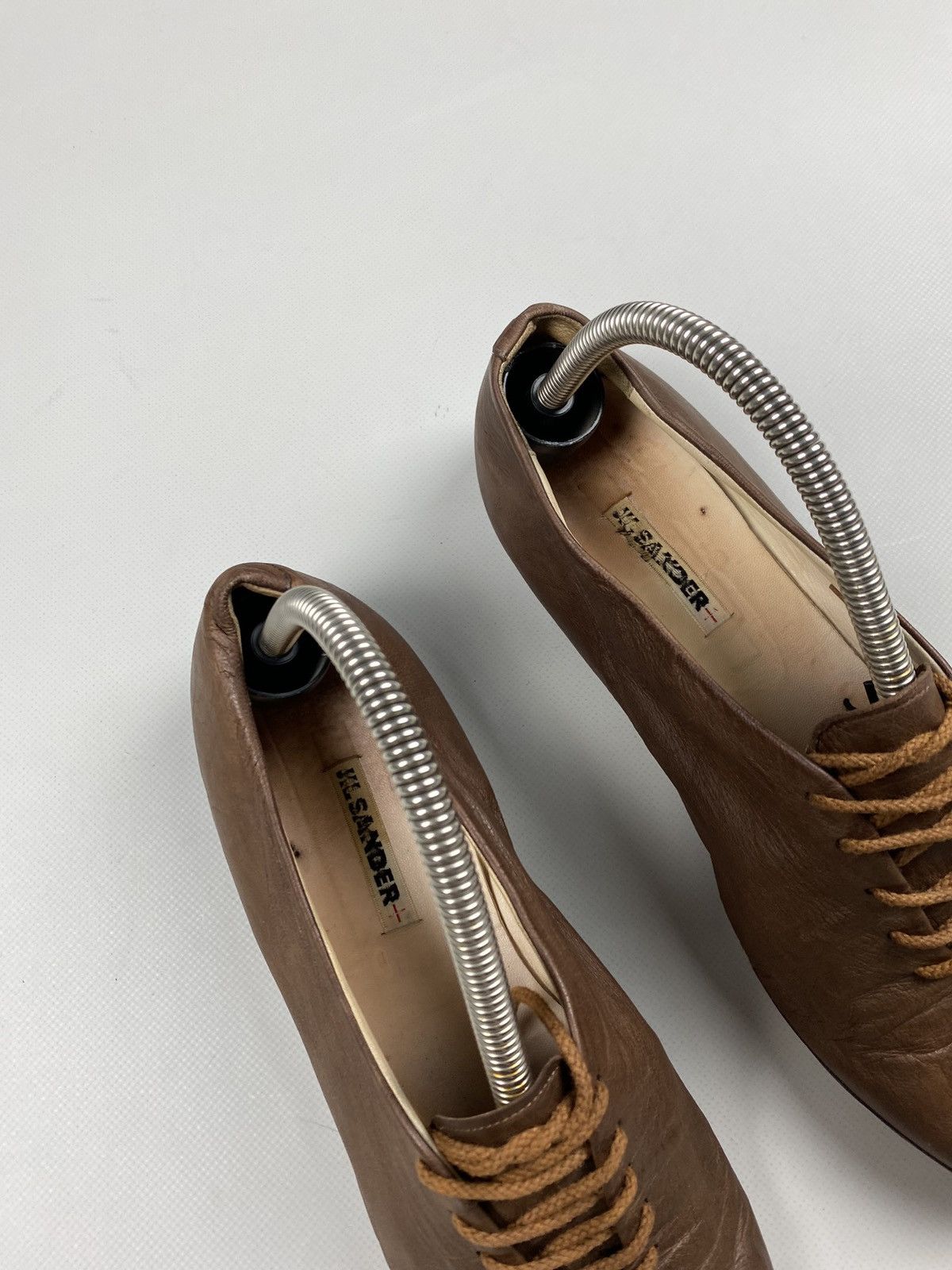 Jil Sander × Vintage Jil Sander ladies leather flats ballets size 40 1/2 Size US 10.5 / IT 40.5 - 4 Thumbnail
