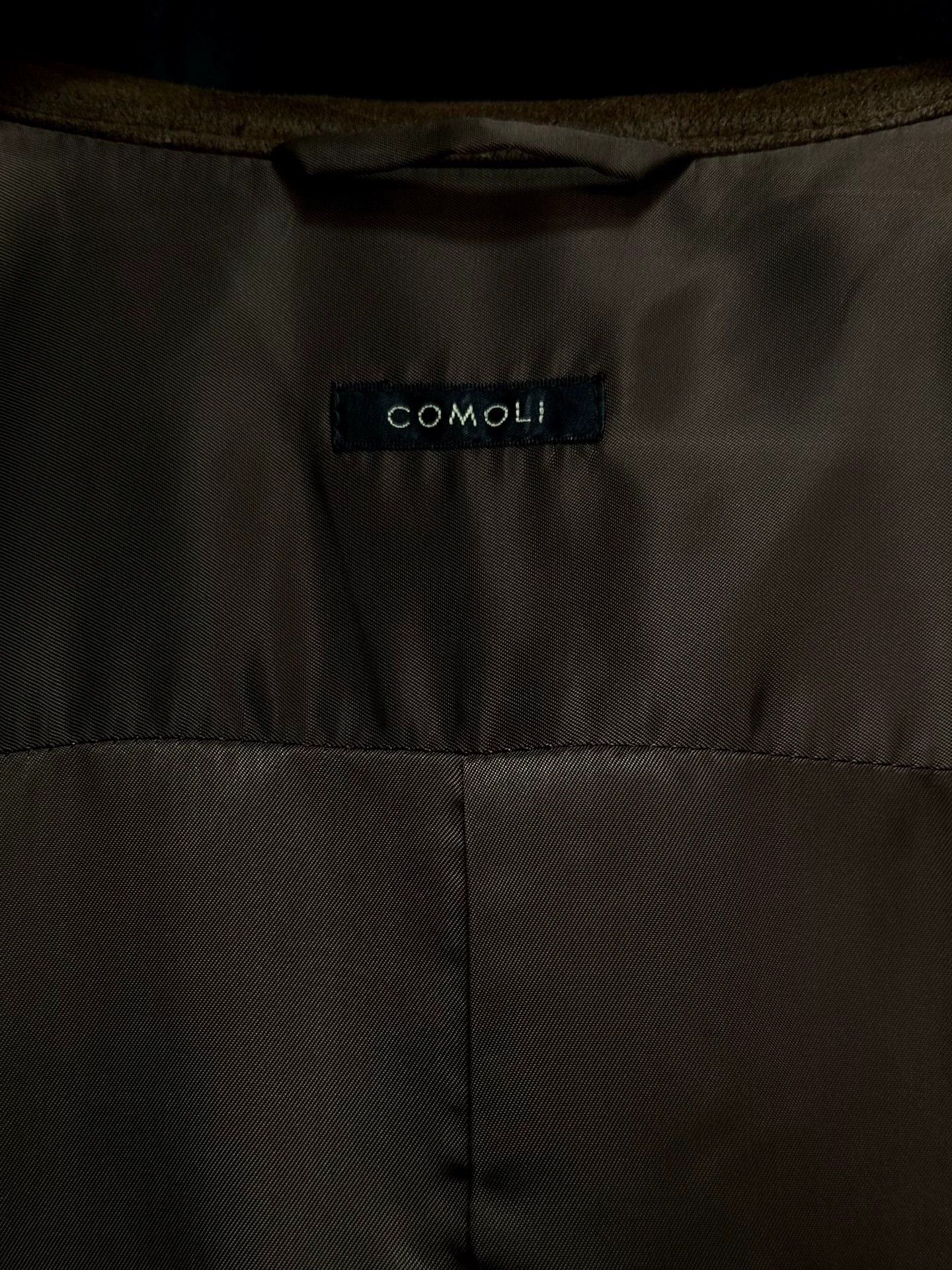Comoli comoli deep brown deer leather oversized shirt silk lining Size US L / EU 52-54 / 3 - 6 Thumbnail