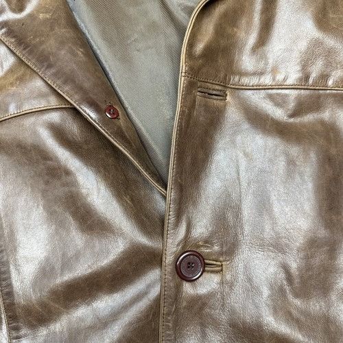Other DIMENSIONS New York 2XL Brown Leather Coat (Dry Clean Only) Size US XXL / EU 58 / 5 - 4 Thumbnail