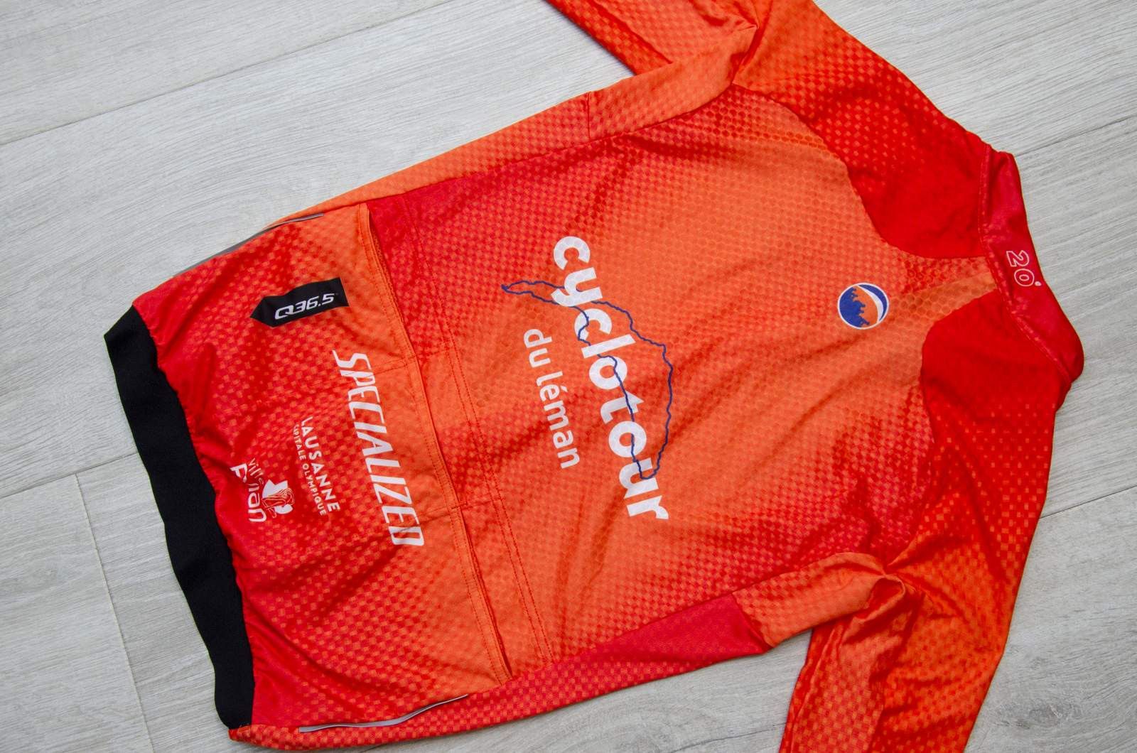 Other Men's Cycling Jersey Q36.5 Cyclotour Du Leman Orange Size US M / EU 48-50 / 2 - 5 Thumbnail