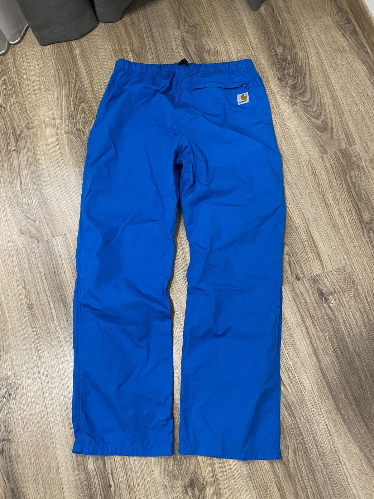 Carhartt Wip Carhartt Blue Straight Pants Size US 30 / EU 46 - 4 Thumbnail