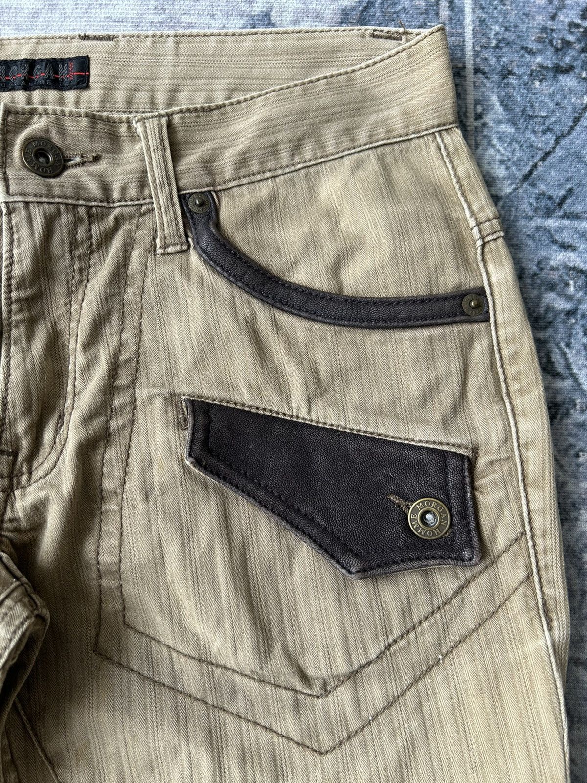 If Six Was Nine Morgan Flared Leather Pocket Pants Size US 29 - 5 Thumbnail
