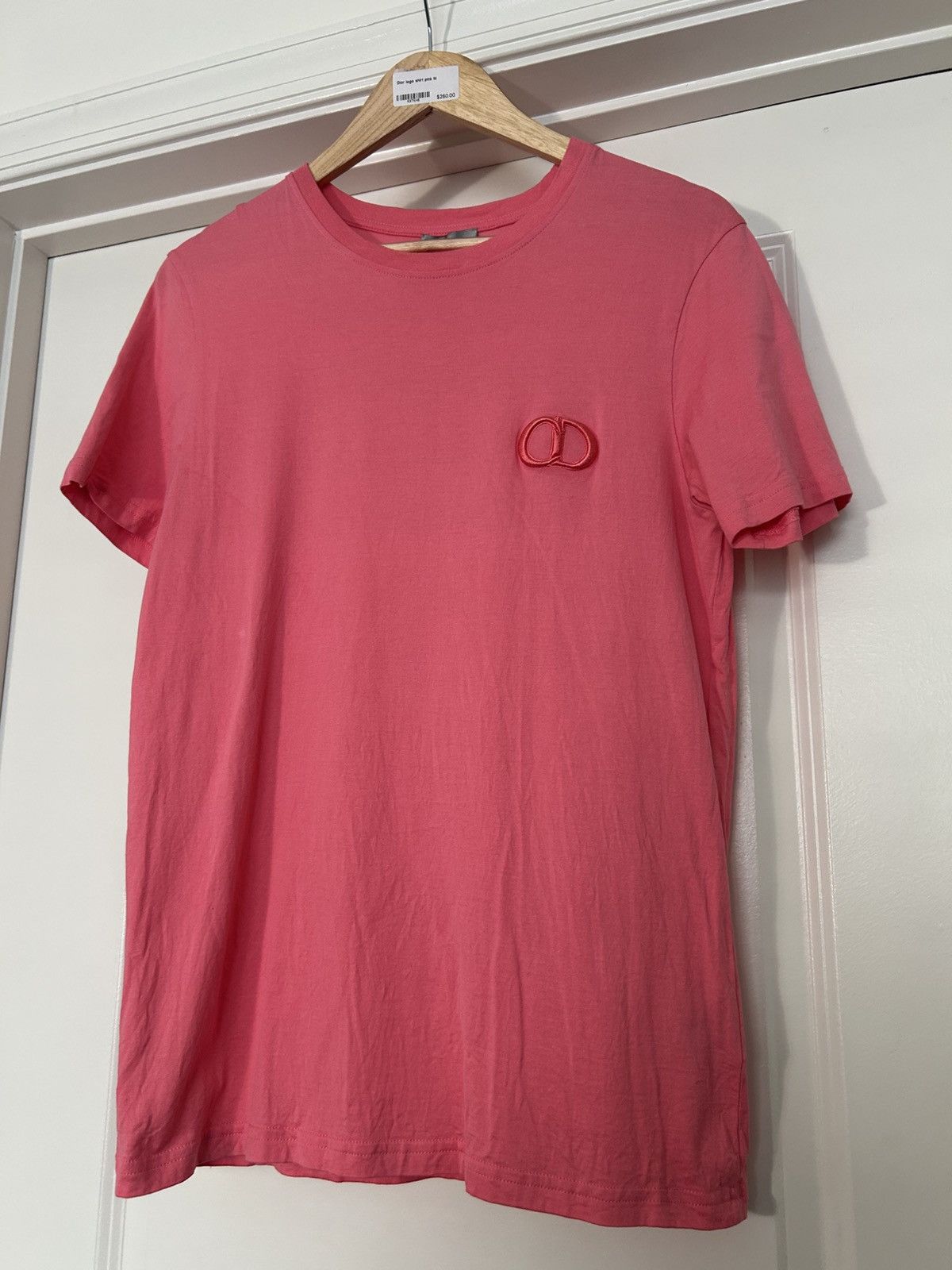 Dior Christian Dior CD Icon logo T-shirt pink Size US M / EU 48-50 / 2 - 1 Thumbnail